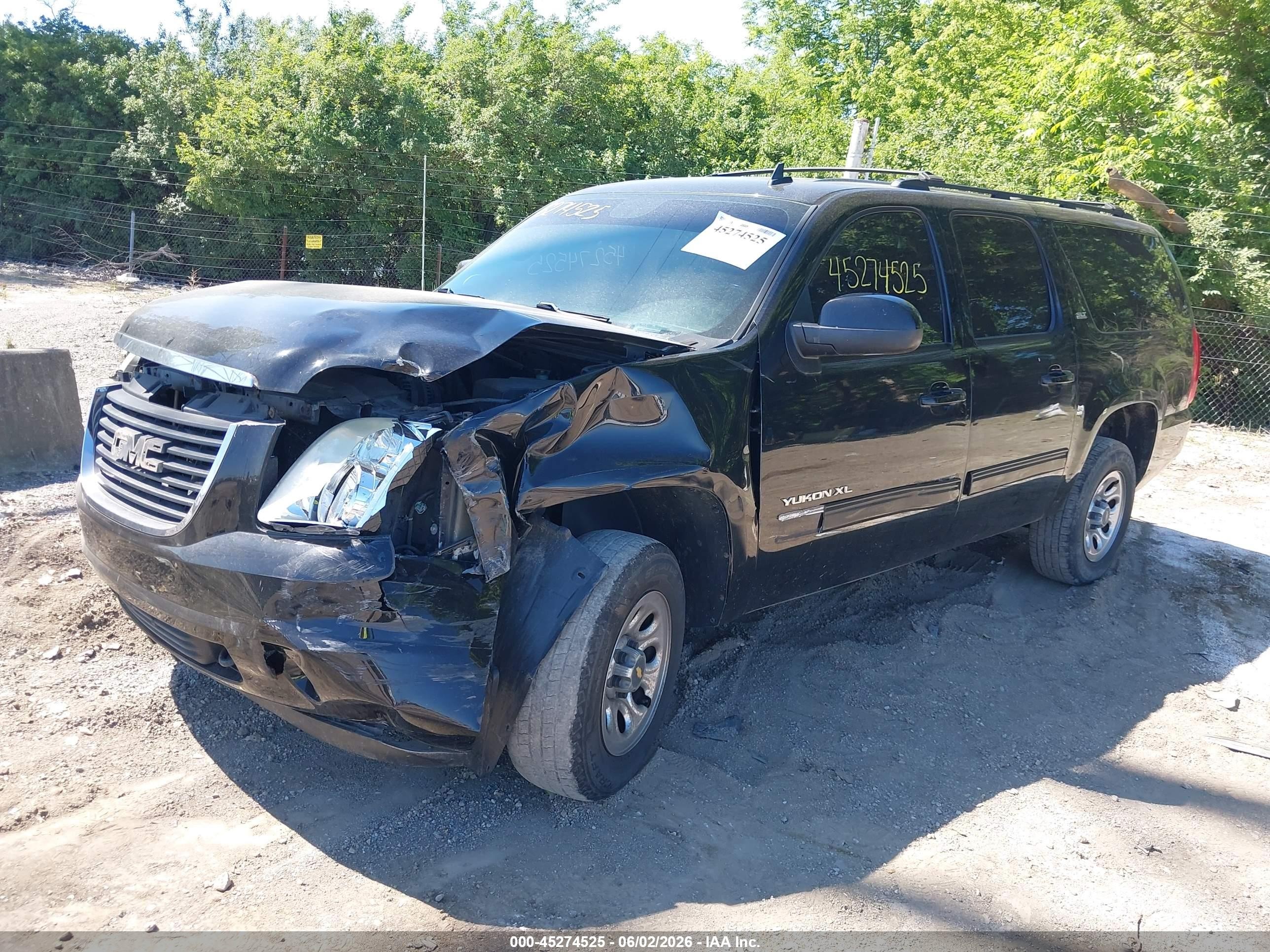 2012 Gmc Yukon Xl 1500 Slt Black vin: 1GKS2KE76CR185874