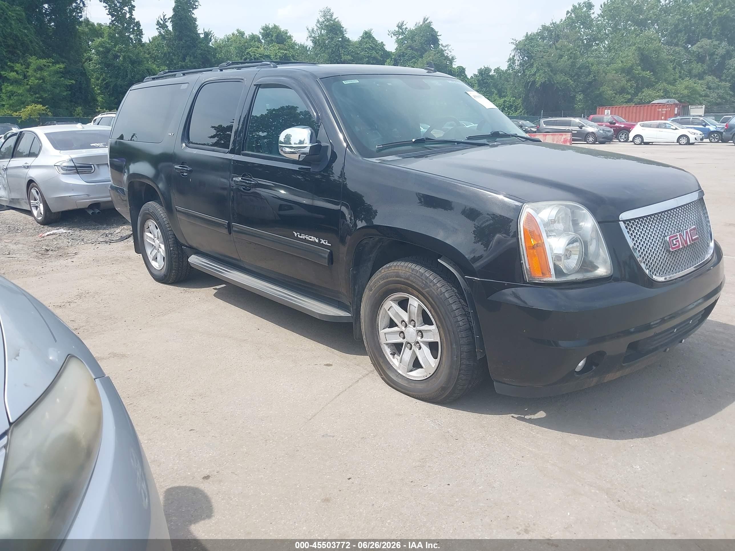 2014 Gmc Yukon Xl 1500 Slt Black vin: 1GKS2KE79ER144688