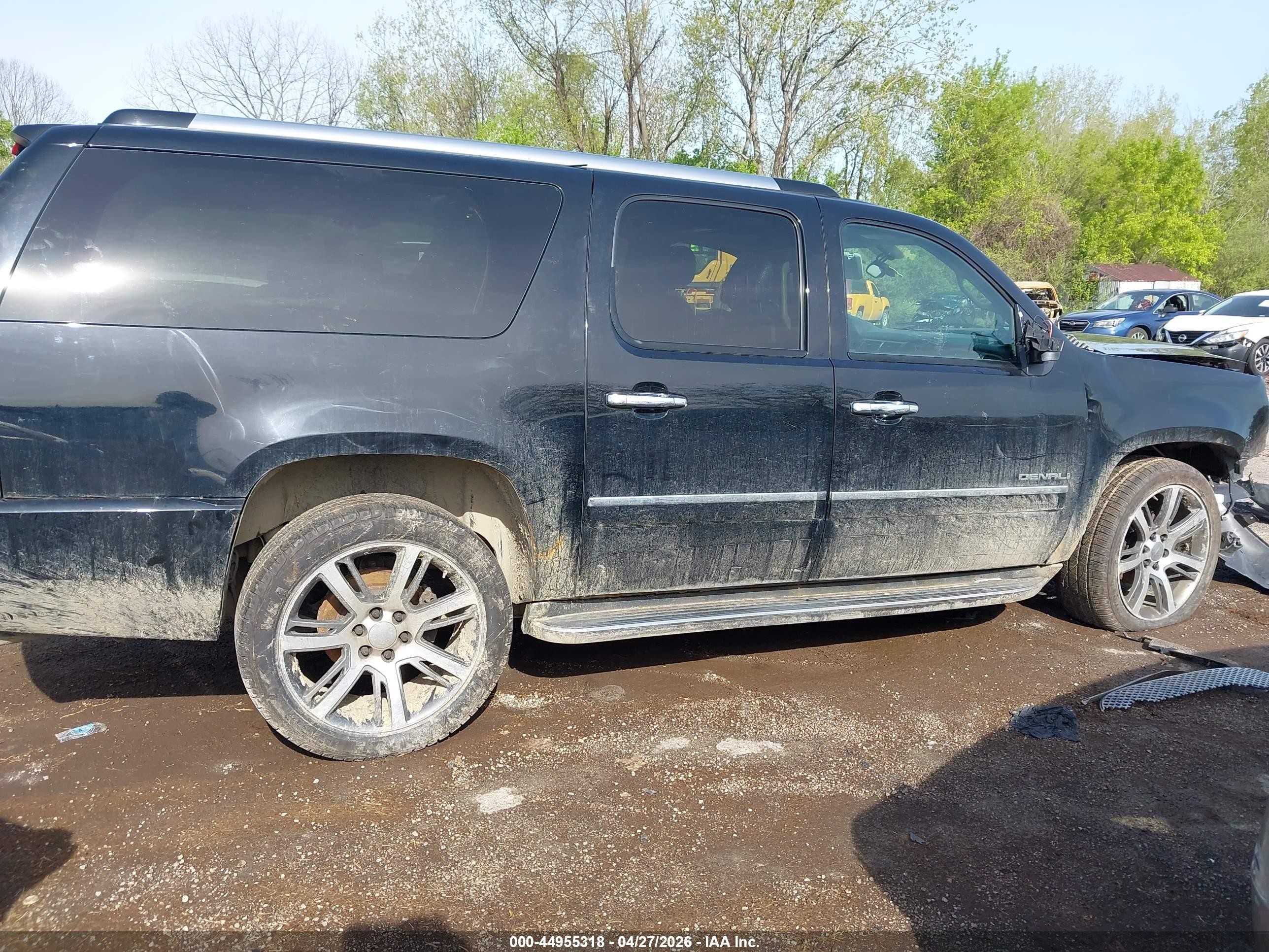 2014 Gmc Yukon Xl 1500 Denali Black vin: 1GKS2MEF0ER165903