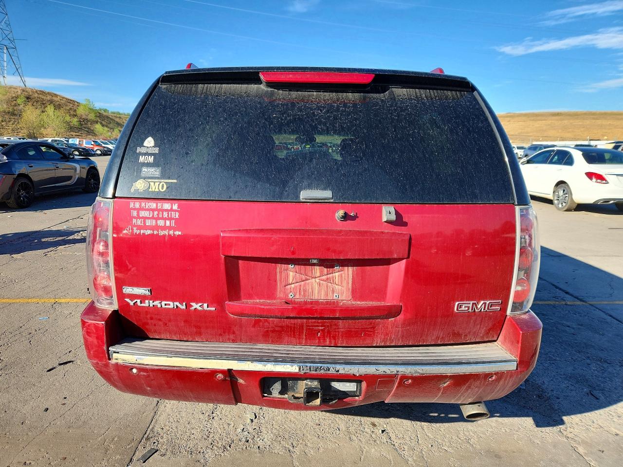 2012 Gmc Yukon Xl Denali Красный vin: 1GKS2MEF2CR291399