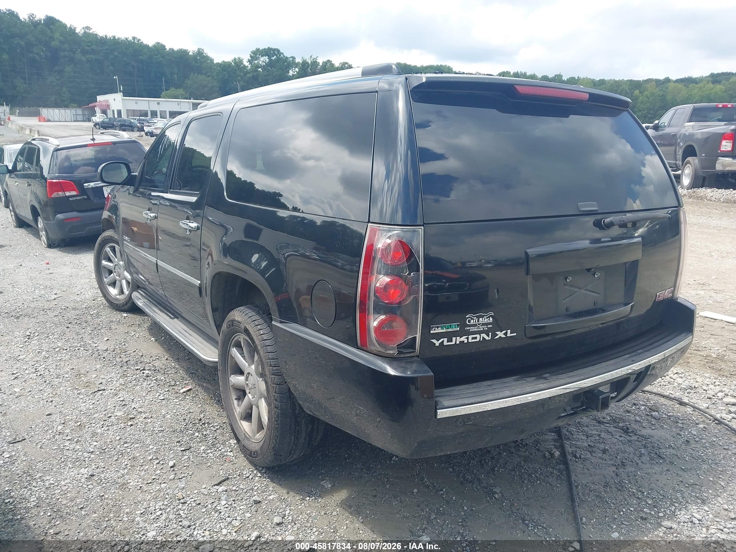 2011 Gmc Yukon Xl 1500 Denali Черный vin: 1GKS2MEF3BR206908