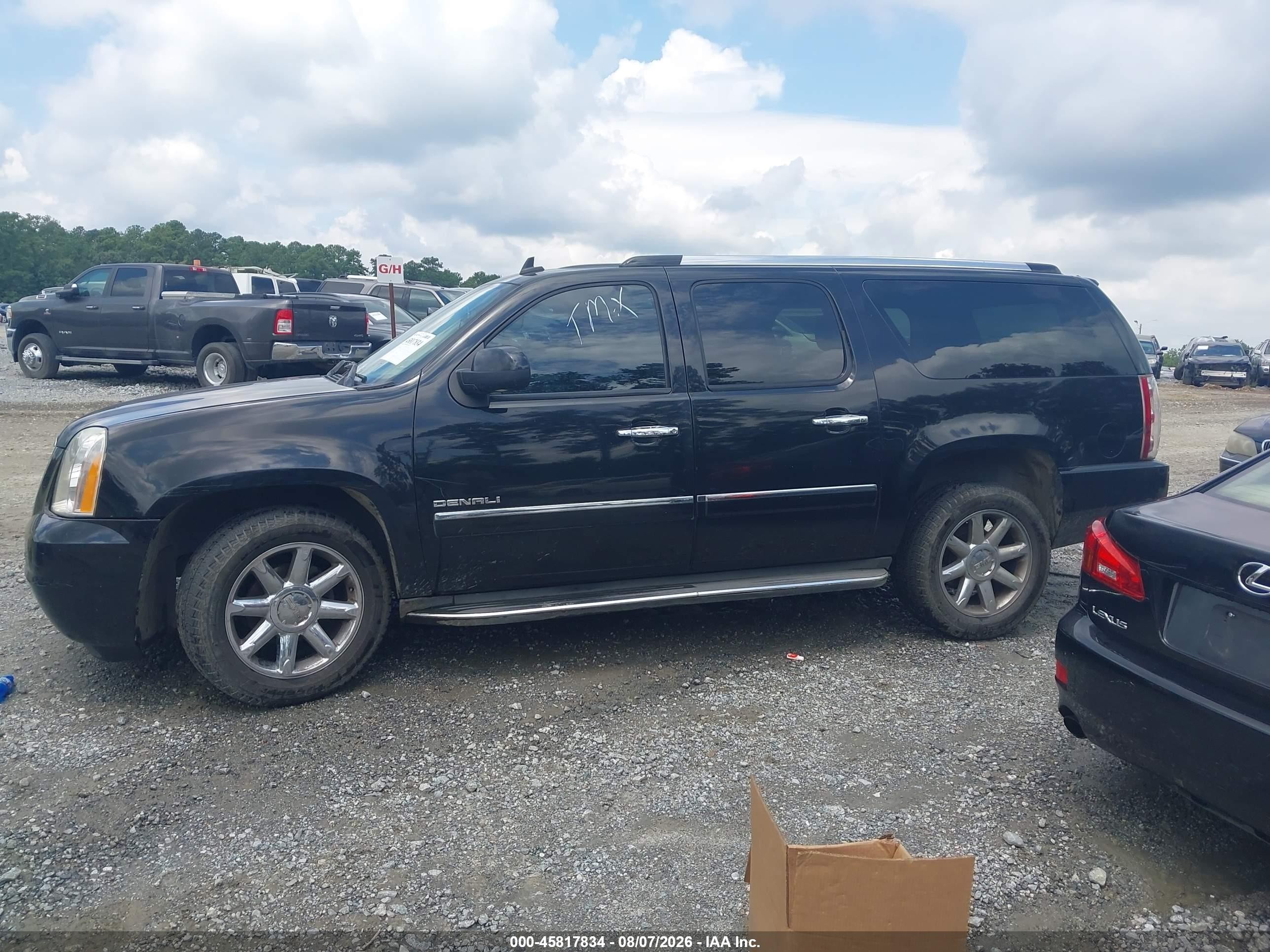 2011 Gmc Yukon Xl 1500 Denali Черный vin: 1GKS2MEF3BR206908