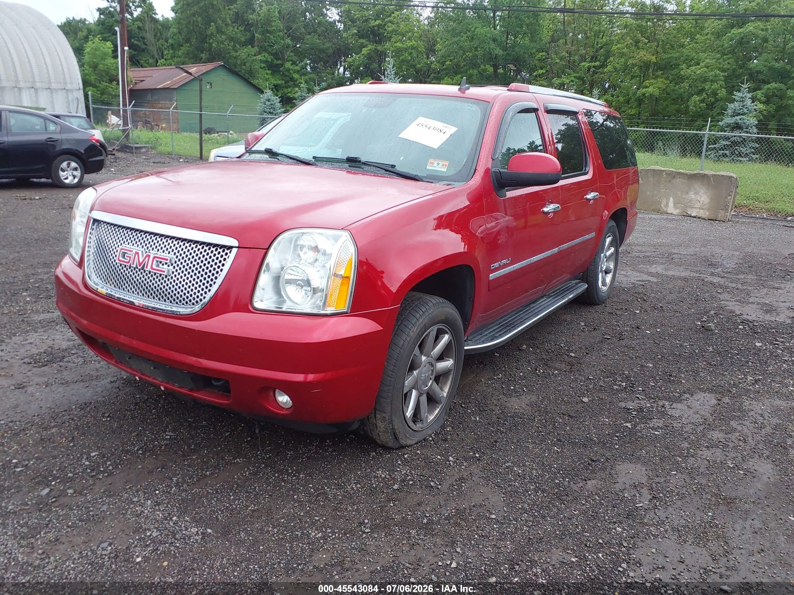 2013 Gmc Yukon Xl 1500 Denali Red vin: 1GKS2MEF4DR376505