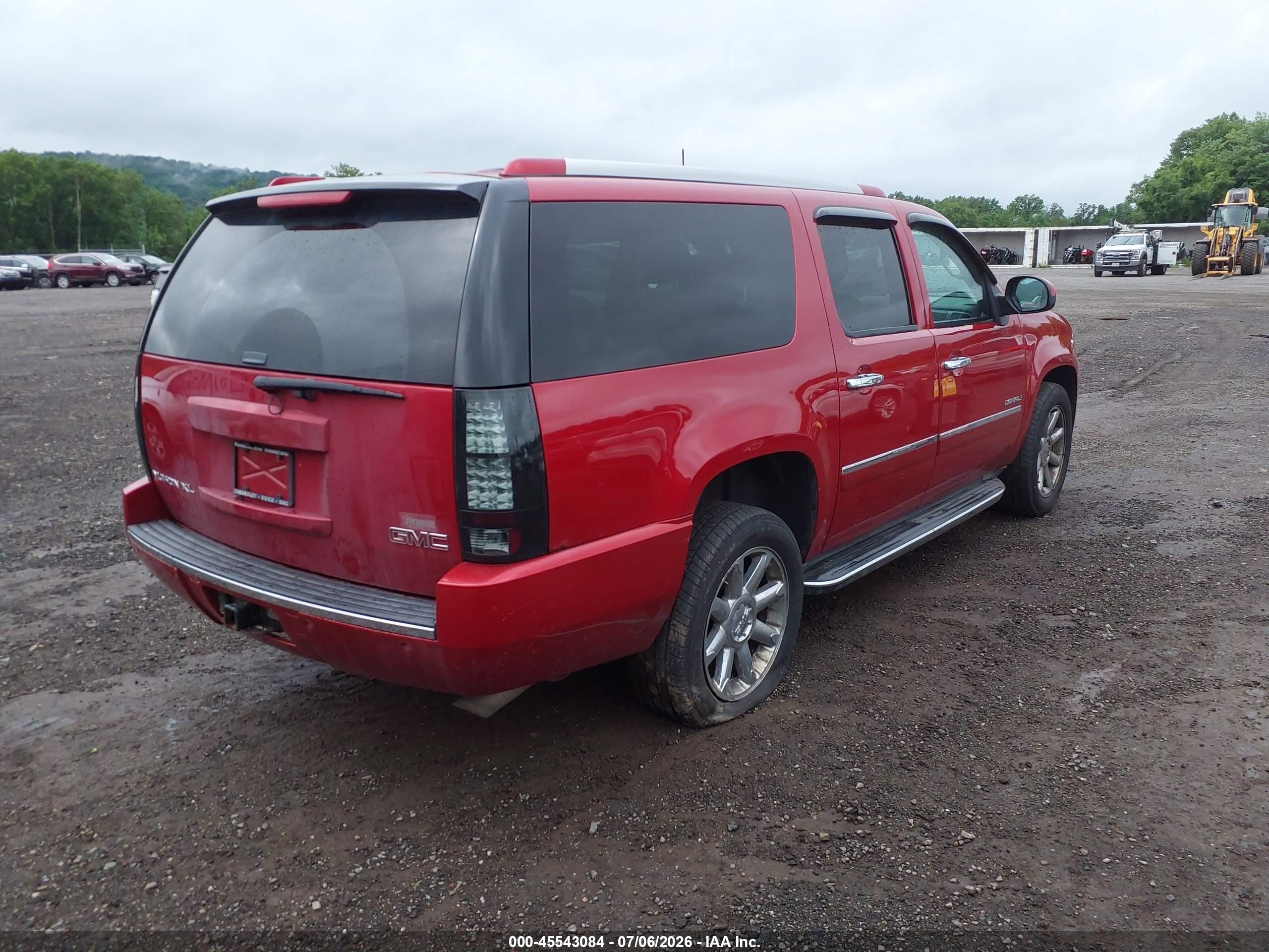 2013 Gmc Yukon Xl 1500 Denali Red vin: 1GKS2MEF4DR376505