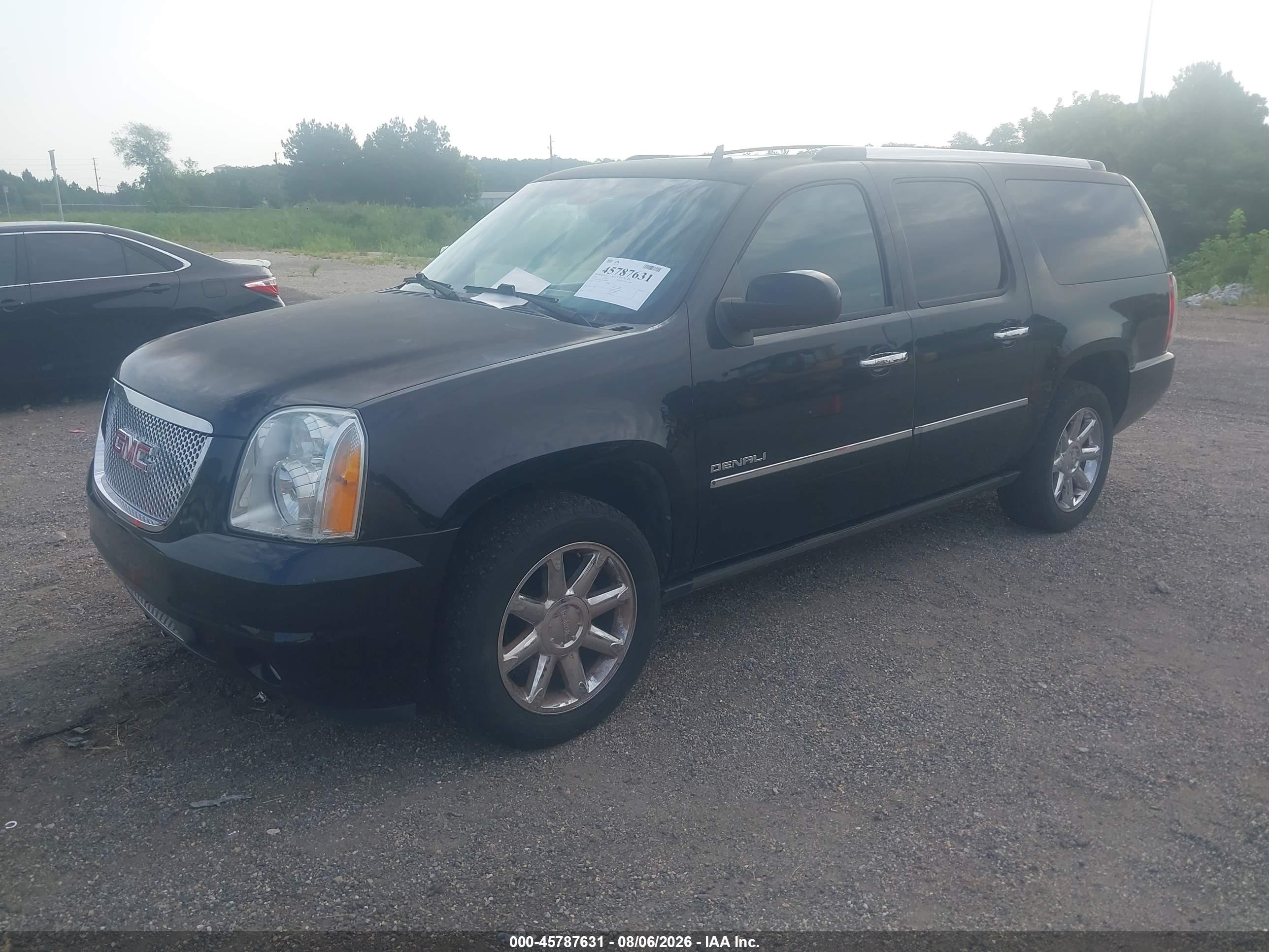 2014 Gmc Yukon Xl 1500 Denali Black vin: 1GKS2MEF4ER169887