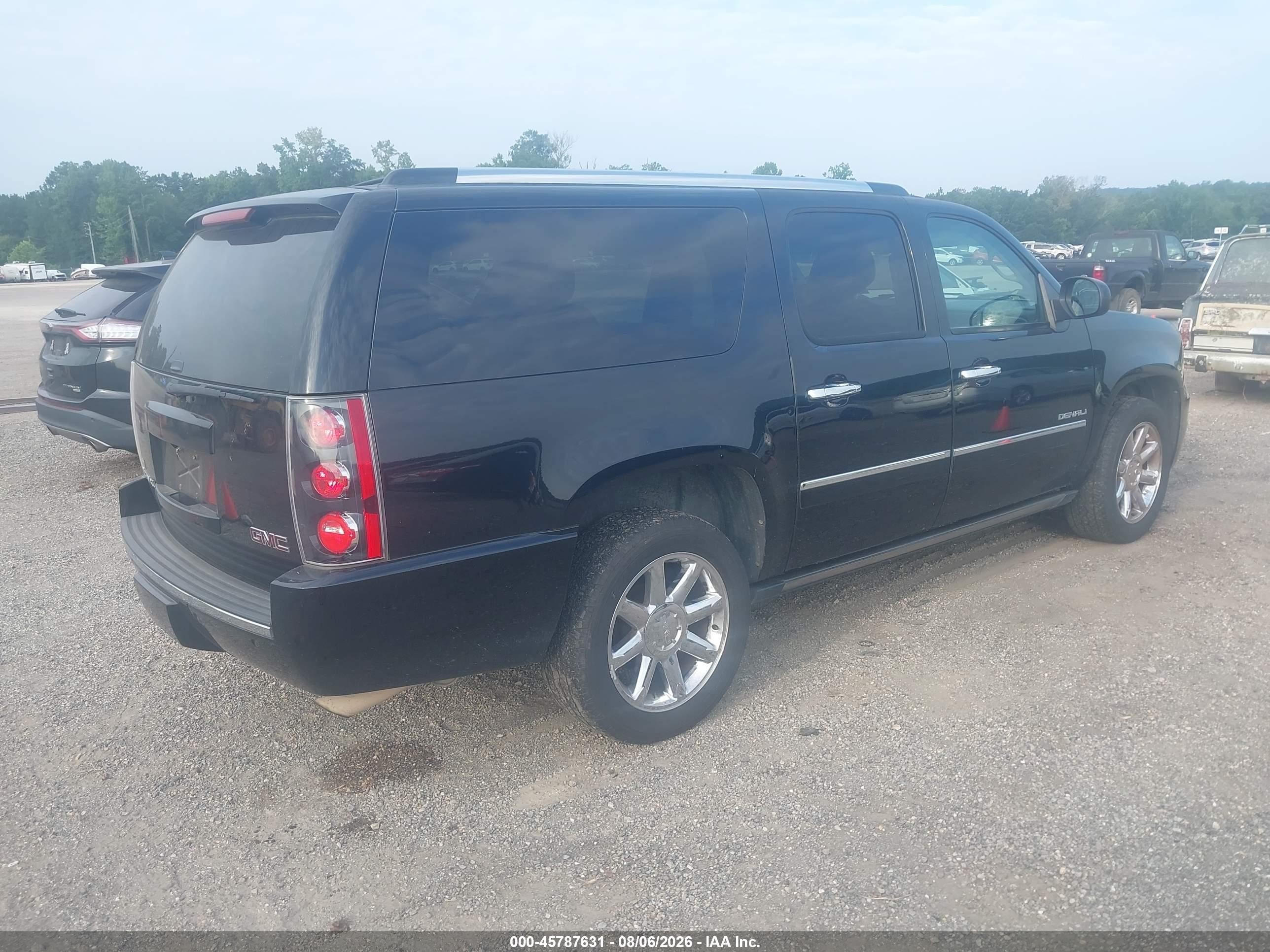 2014 Gmc Yukon Xl 1500 Denali Black vin: 1GKS2MEF4ER169887