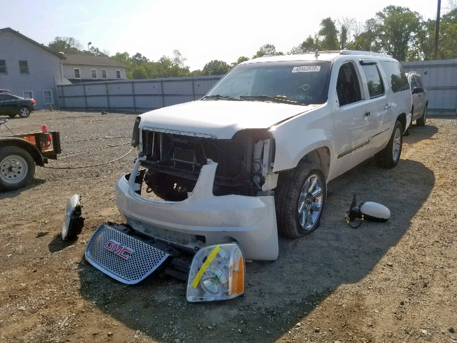2012 Gmc Yukon Xl Denali Cream vin: 1GKS2MEF6CR185909