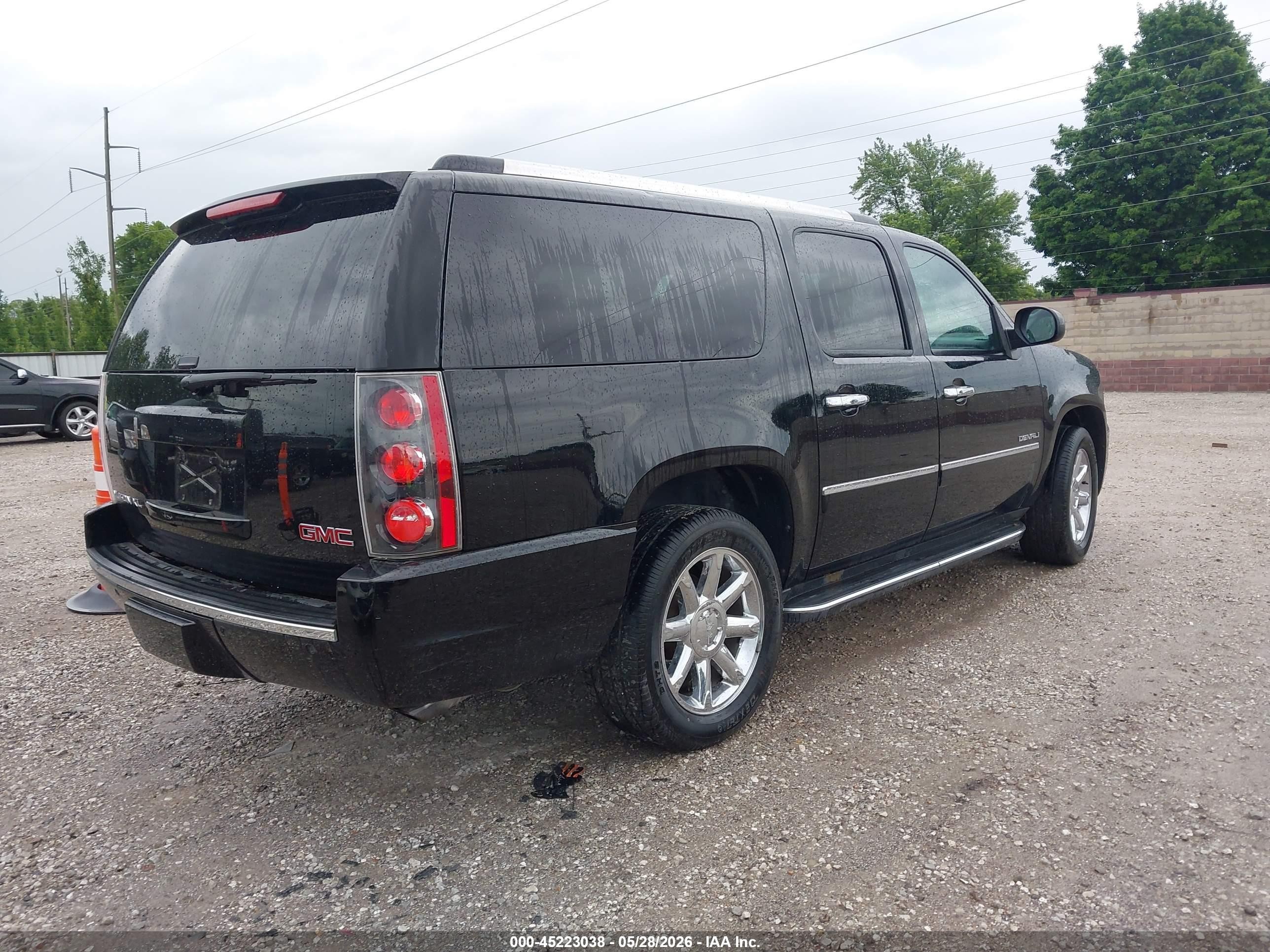 2013 Gmc Yukon Xl 1500 Denali Черный vin: 1GKS2MEF6DR101427