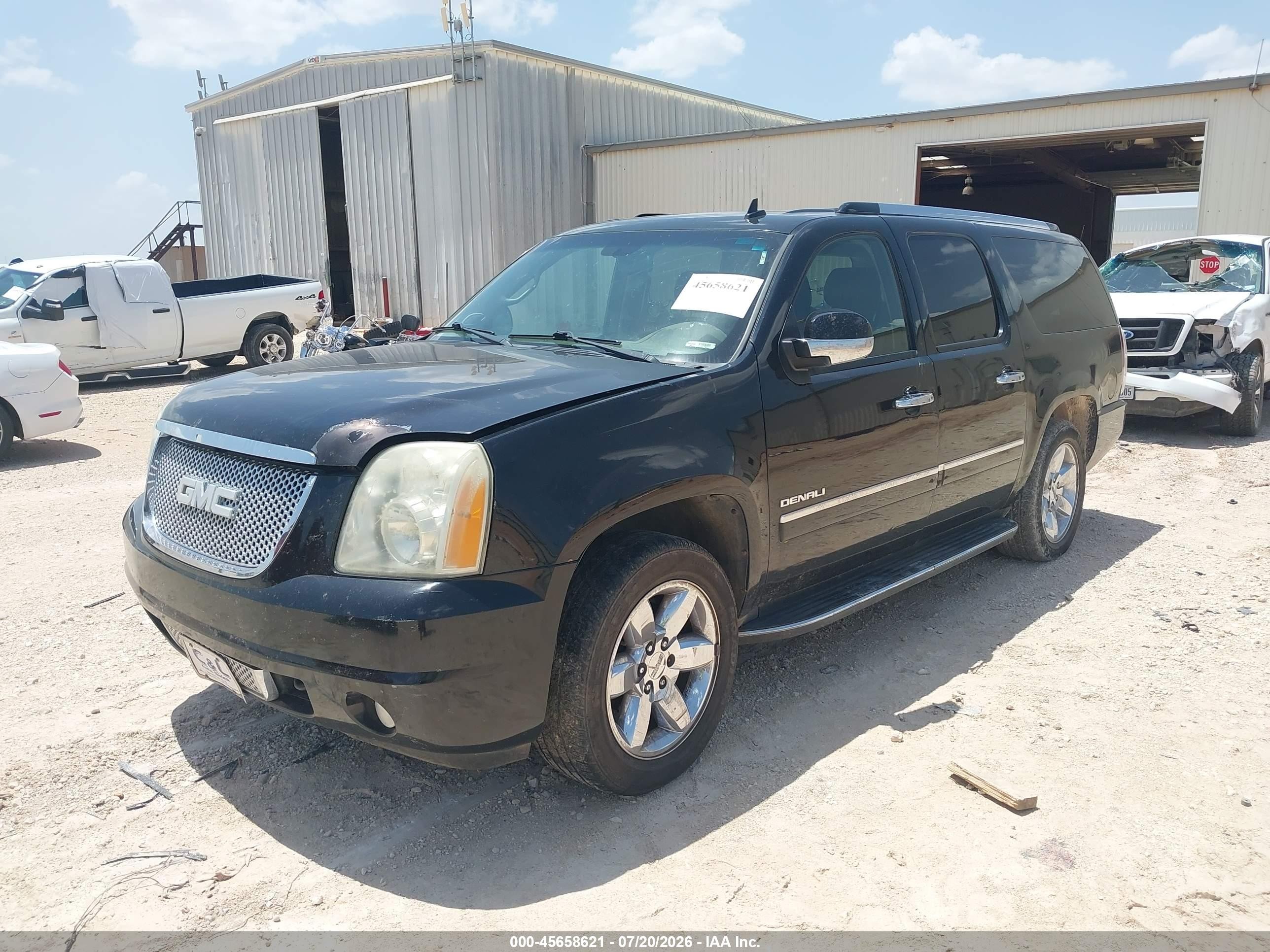 2011 Gmc Yukon Xl 1500 Denali Black vin: 1GKS2MEF8BR203180