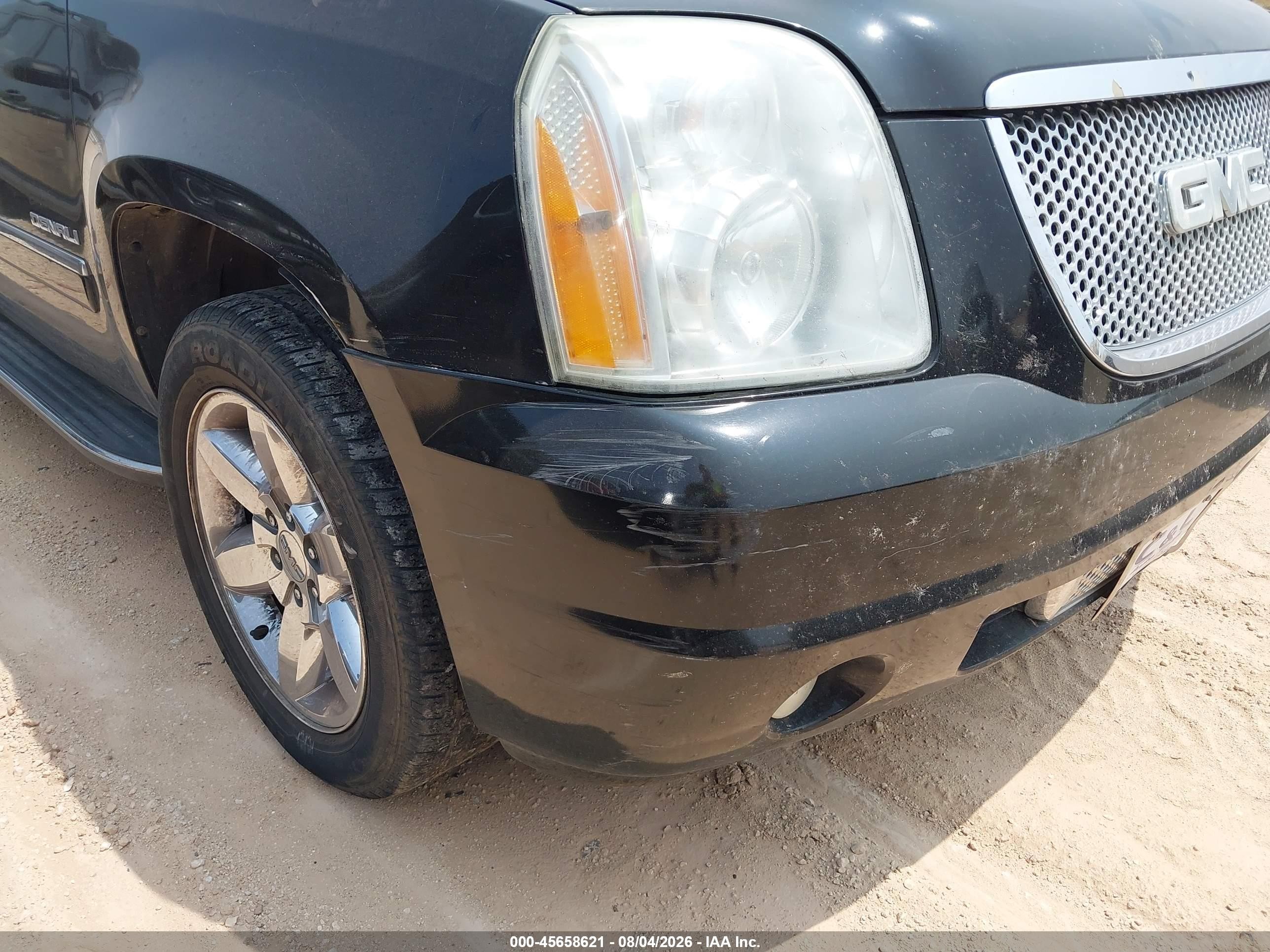 2011 Gmc Yukon Xl 1500 Denali Black vin: 1GKS2MEF8BR203180
