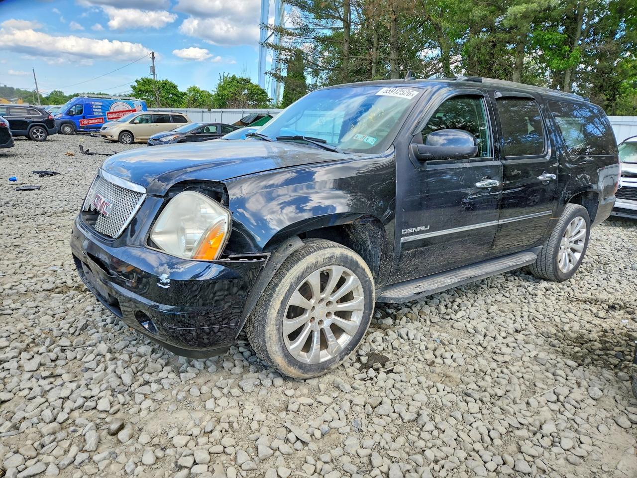 2011 Gmc Yukon Xl Denali Black vin: 1GKS2MEF8BR271916