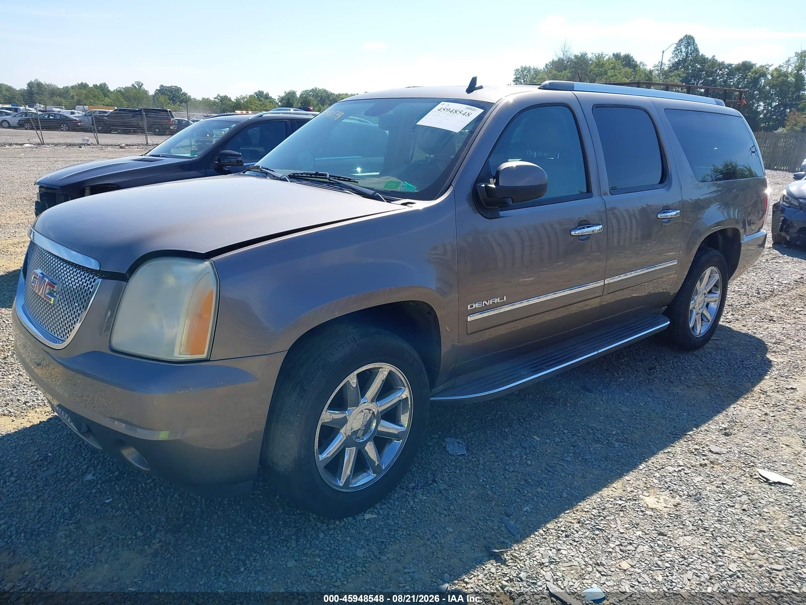 2012 Gmc Yukon Xl 1500 Denali Gray vin: 1GKS2MEF9CR220314