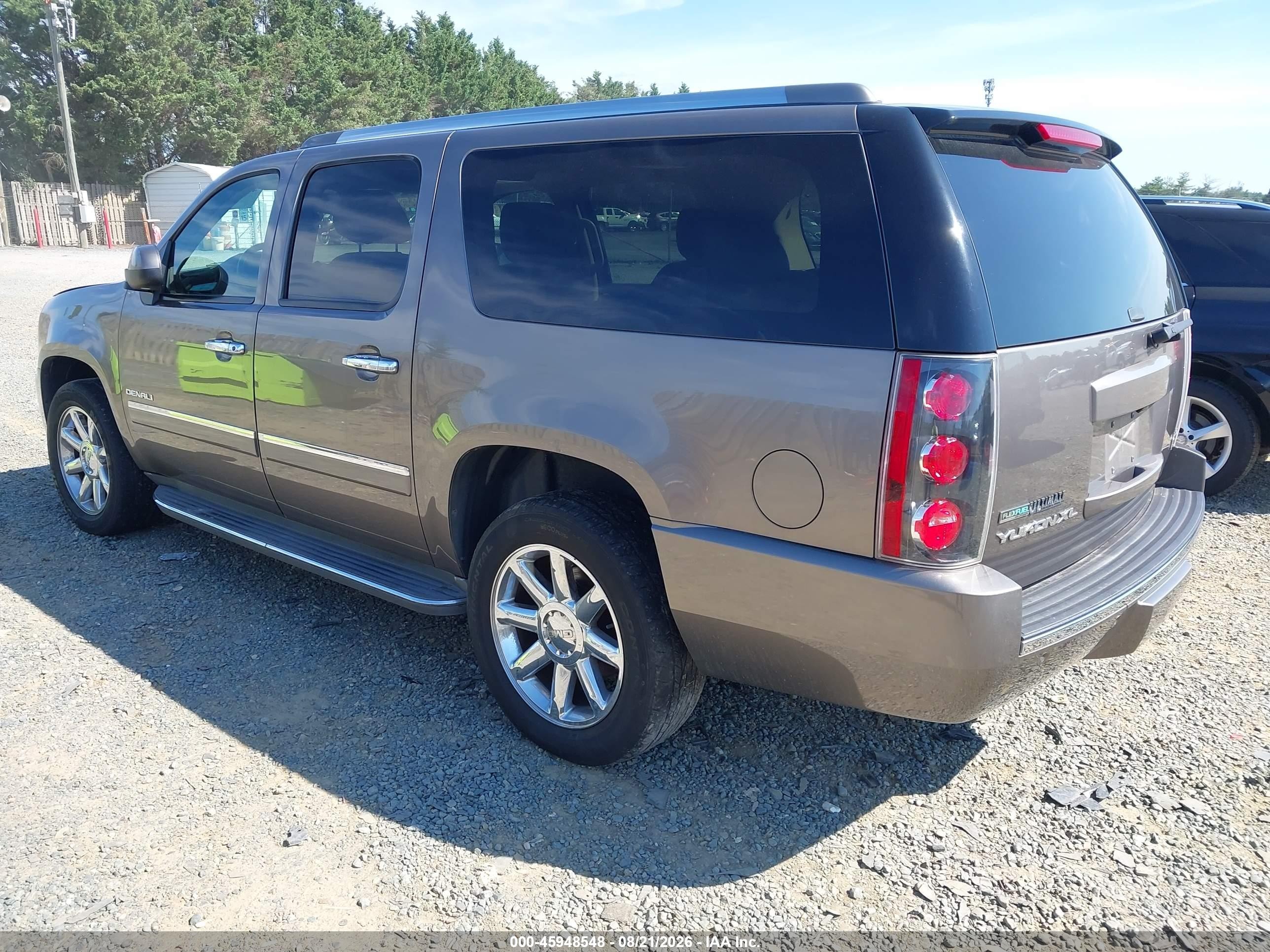 2012 Gmc Yukon Xl 1500 Denali Gray vin: 1GKS2MEF9CR220314