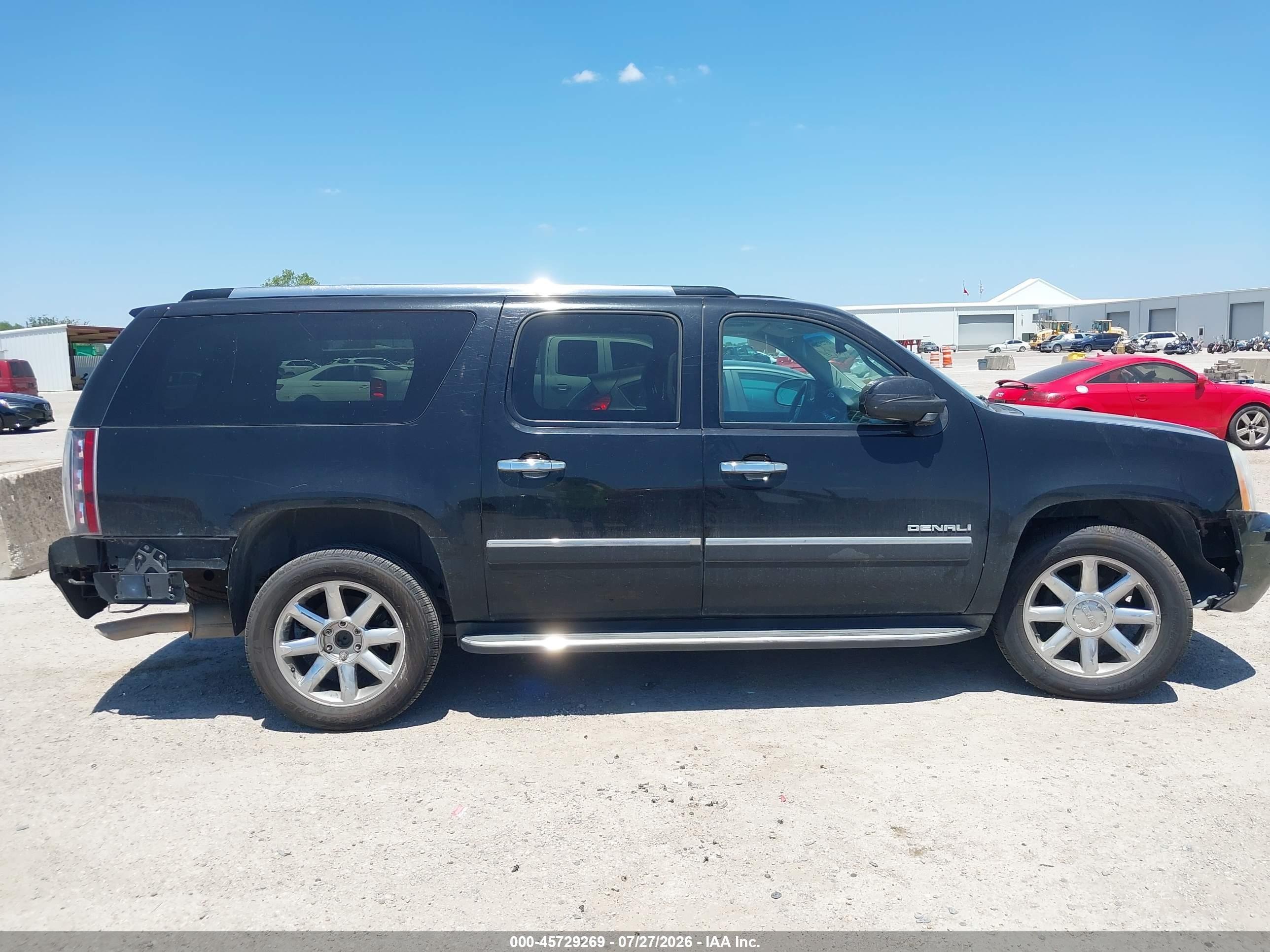 2012 Gmc Yukon Xl 1500 Denali Black vin: 1GKS2MEF9CR264989
