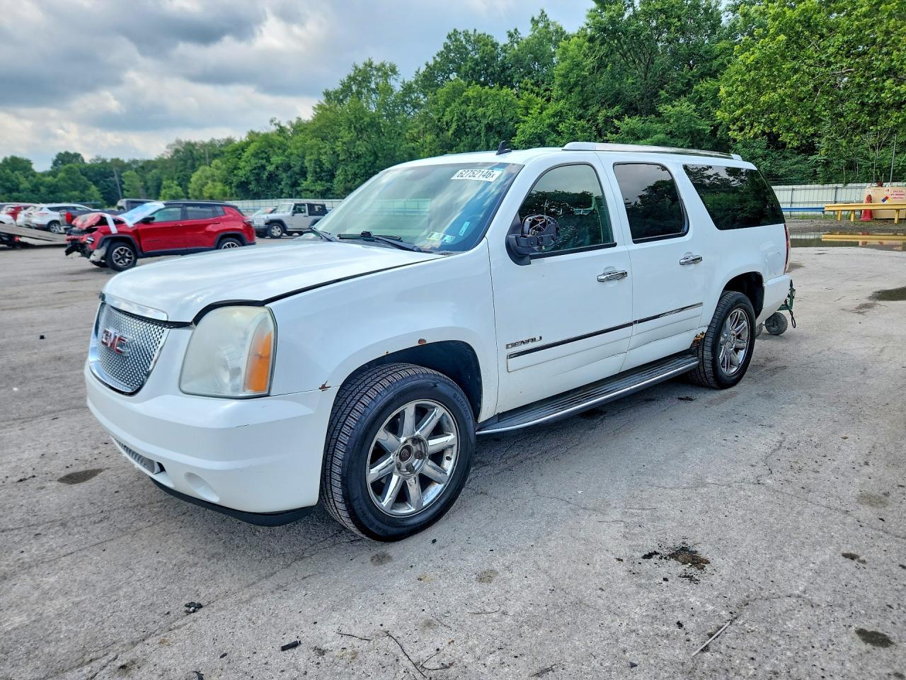 2011 Gmc Yukon Xl Denali White vin: 1GKS2MEFXBR105039