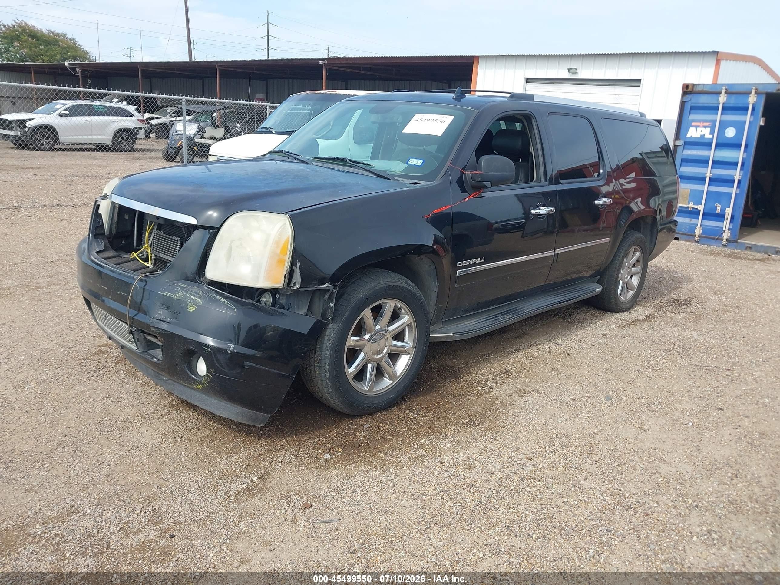 2011 Gmc Yukon Xl 1500 Denali Black vin: 1GKS2MEFXBR261355