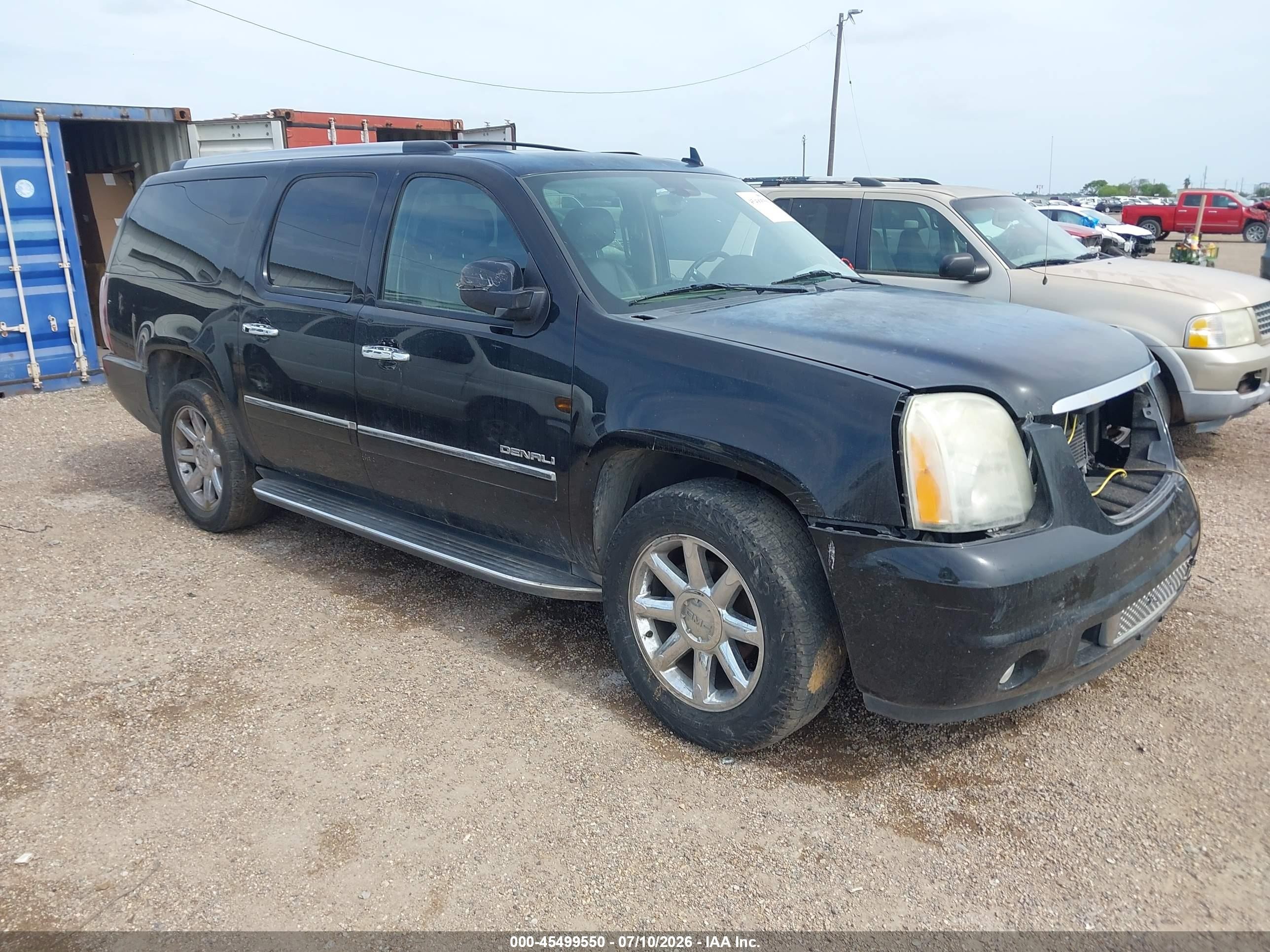2011 Gmc Yukon Xl 1500 Denali Black vin: 1GKS2MEFXBR261355