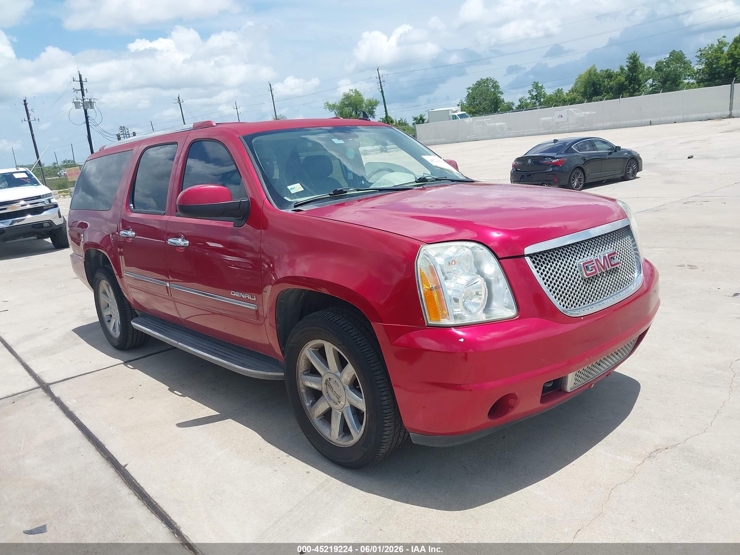 2013 Gmc Yukon Xl 1500 Denali Red vin: 1GKS2MEFXDR234319