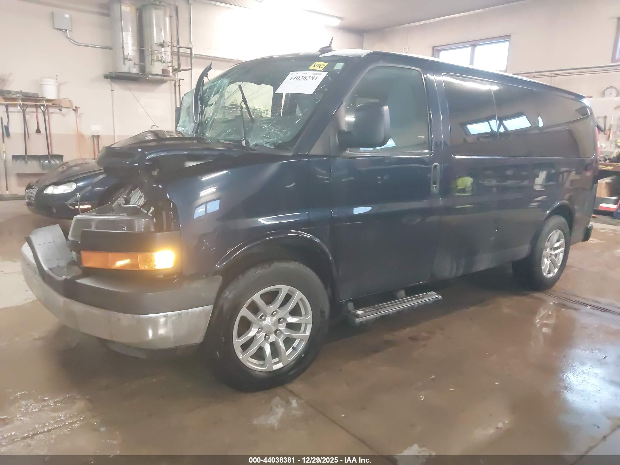 2014 Gmc Savana 1500 Lt Dark Blue vin: 1GKS8CF46E1181236