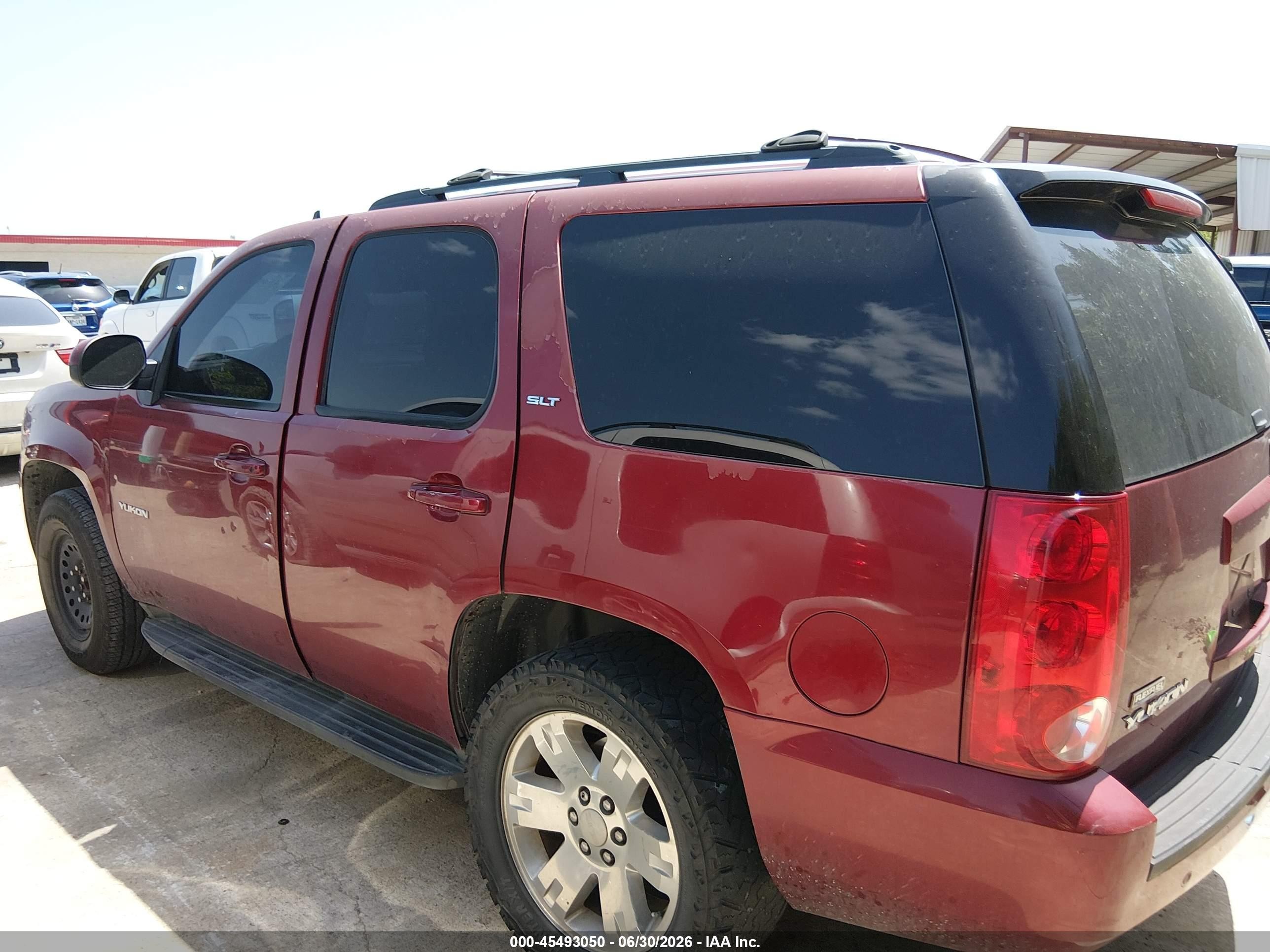 2010 Gmc Yukon Slt Burgundy vin: 1GKUCCE05AR123331