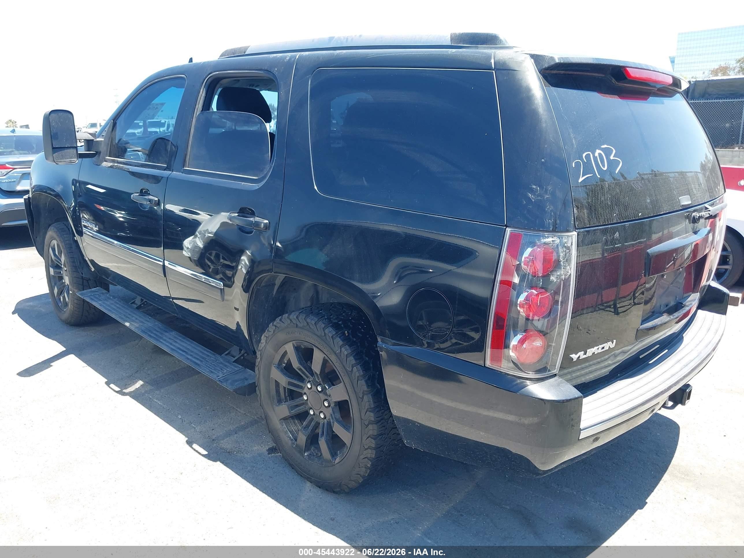 2010 Gmc Yukon Denali Black vin: 1GKUCEEF1AR290947