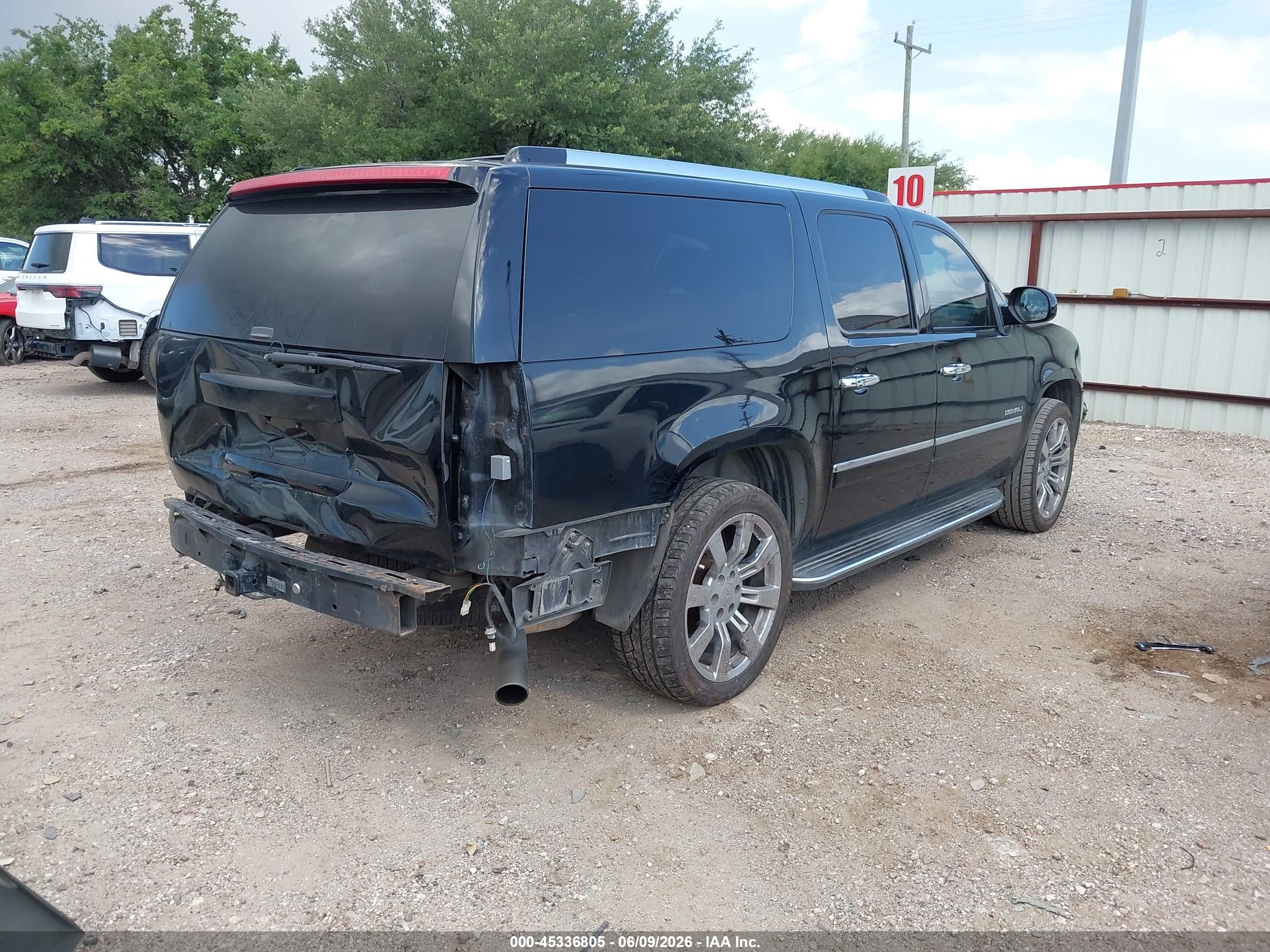 2010 Gmc Yukon Xl 1500 Denali Black vin: 1GKUCMEFXAR177265