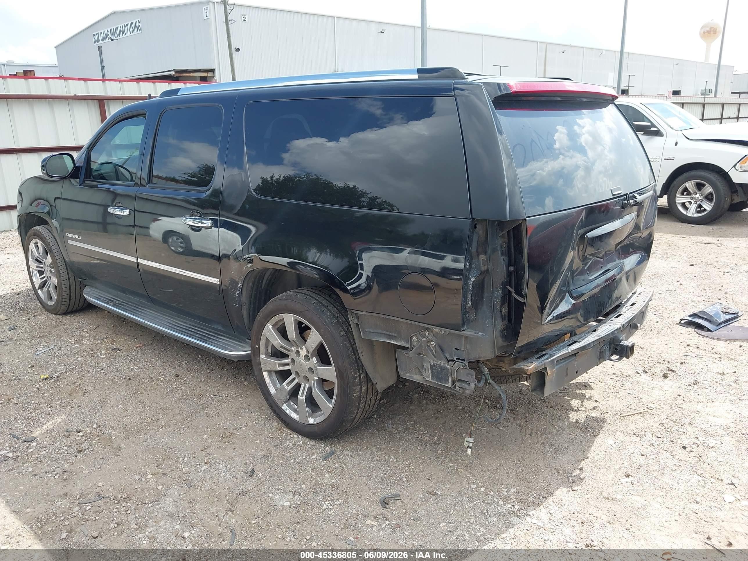 2010 Gmc Yukon Xl 1500 Denali Black vin: 1GKUCMEFXAR177265