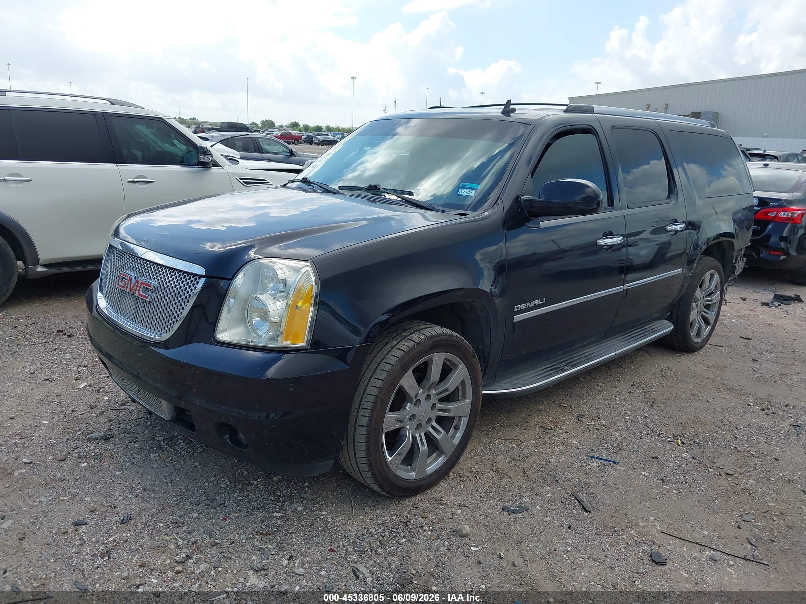 2010 Gmc Yukon Xl 1500 Denali Black vin: 1GKUCMEFXAR177265