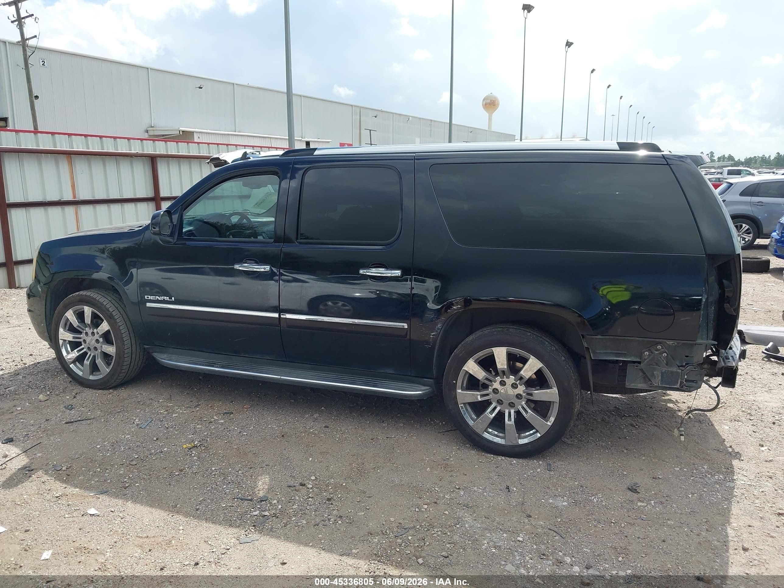 2010 Gmc Yukon Xl 1500 Denali Black vin: 1GKUCMEFXAR177265