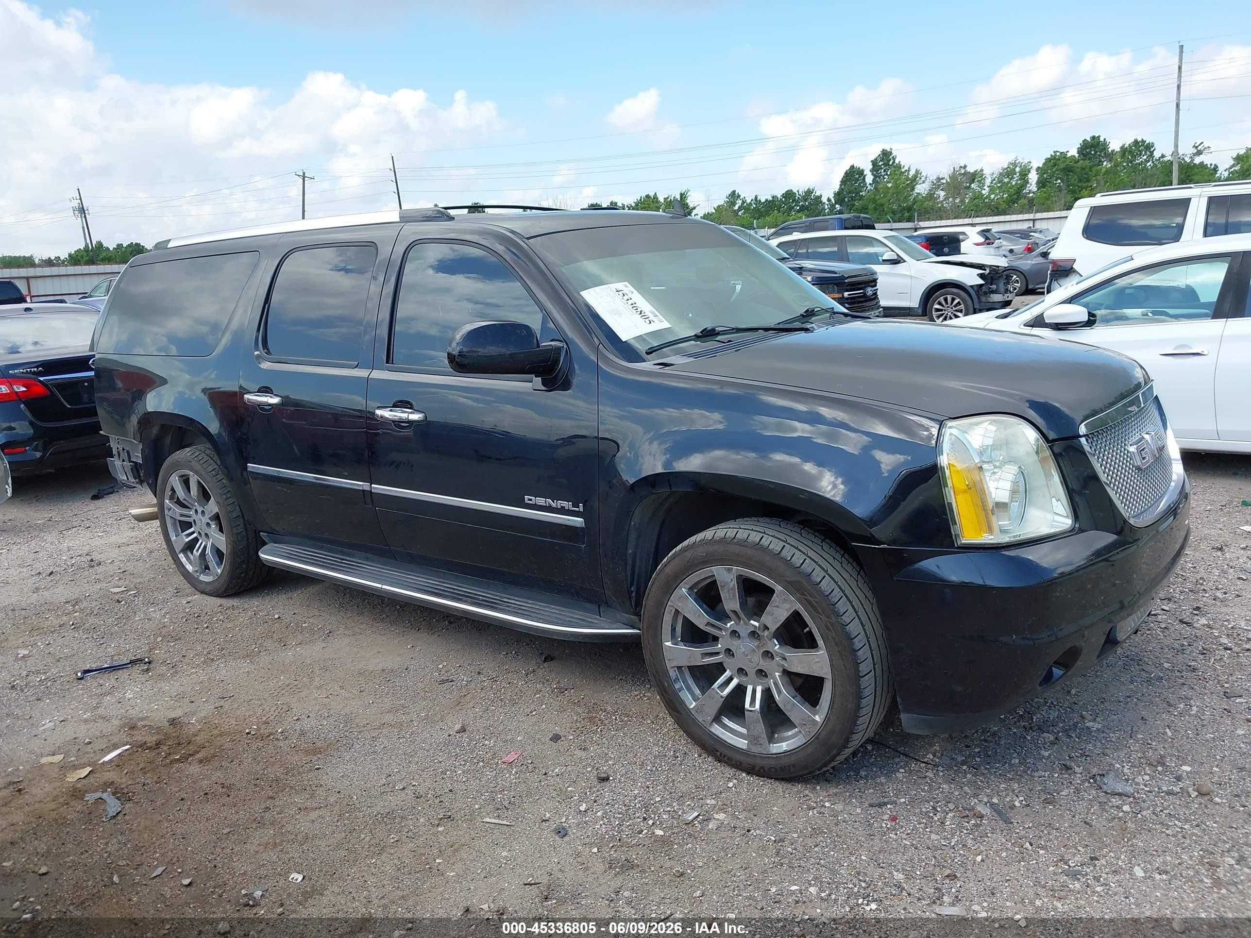2010 Gmc Yukon Xl 1500 Denali Black vin: 1GKUCMEFXAR177265