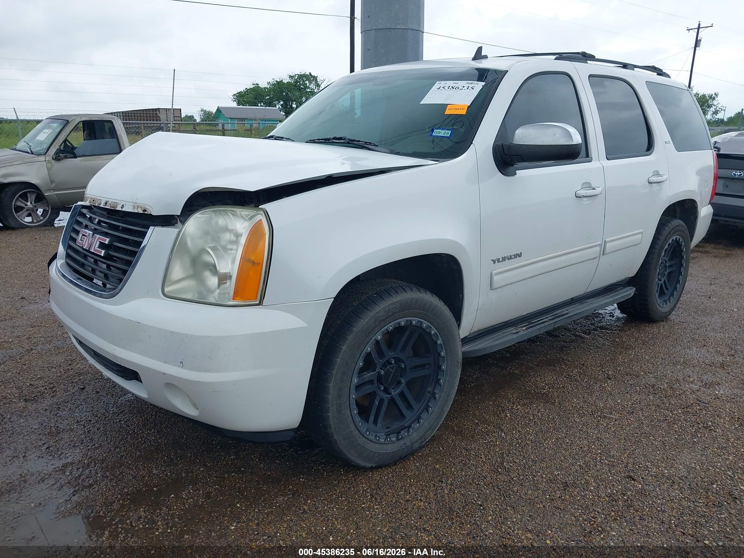 2010 Gmc Yukon Slt White vin: 1GKUKCE05AR143906