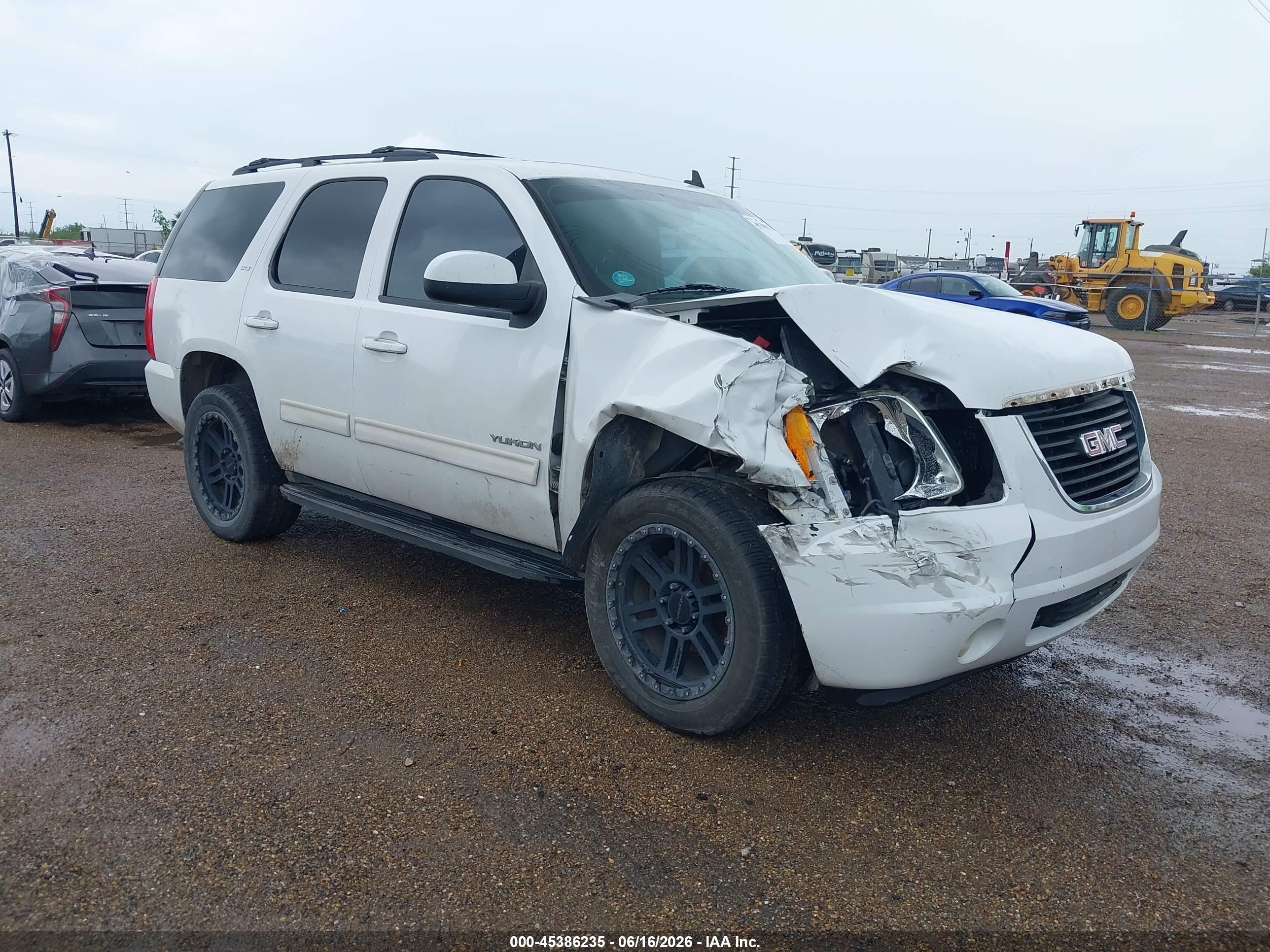 2010 Gmc Yukon Slt White vin: 1GKUKCE05AR143906