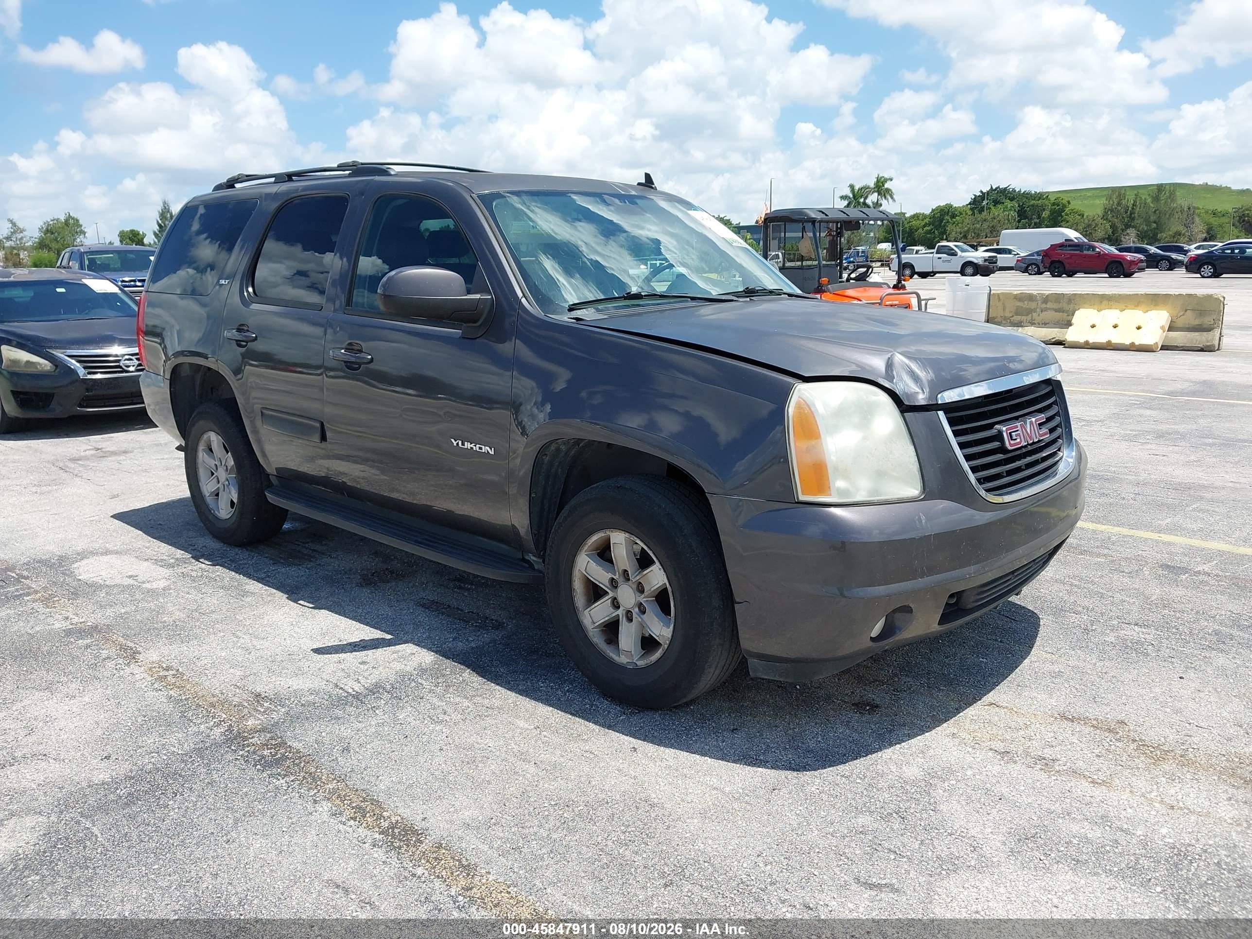 2010 Gmc Yukon Slt Gray vin: 1GKUKCE05AR208575