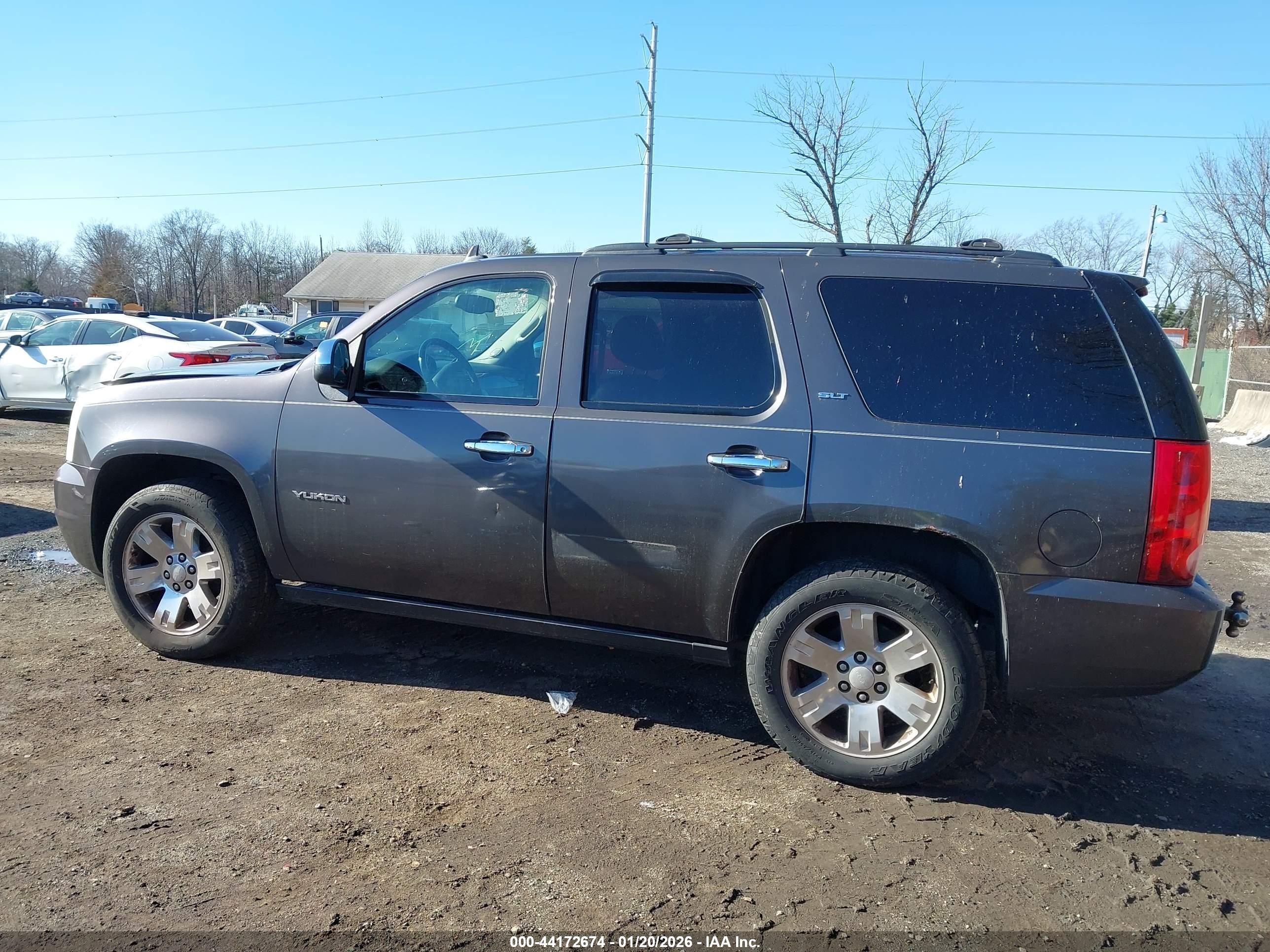 2010 Gmc Yukon Slt Gray vin: 1GKUKCE07AR129408