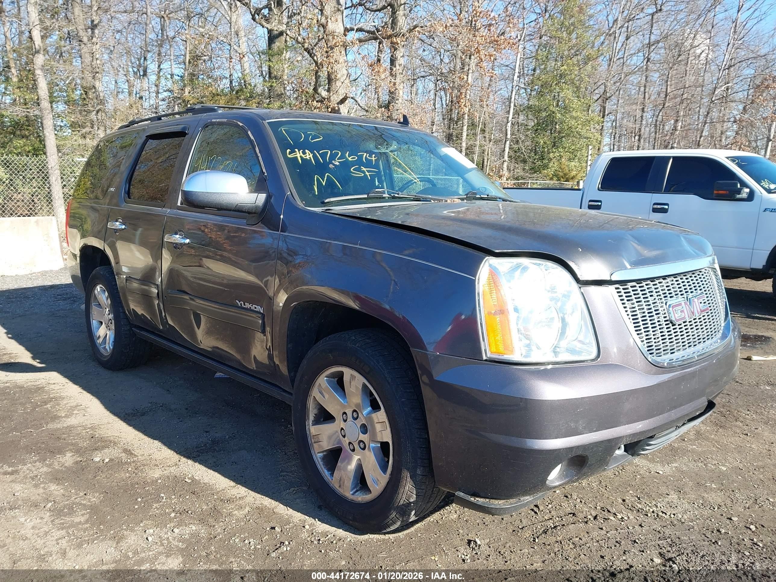 2010 Gmc Yukon Slt Gray vin: 1GKUKCE07AR129408