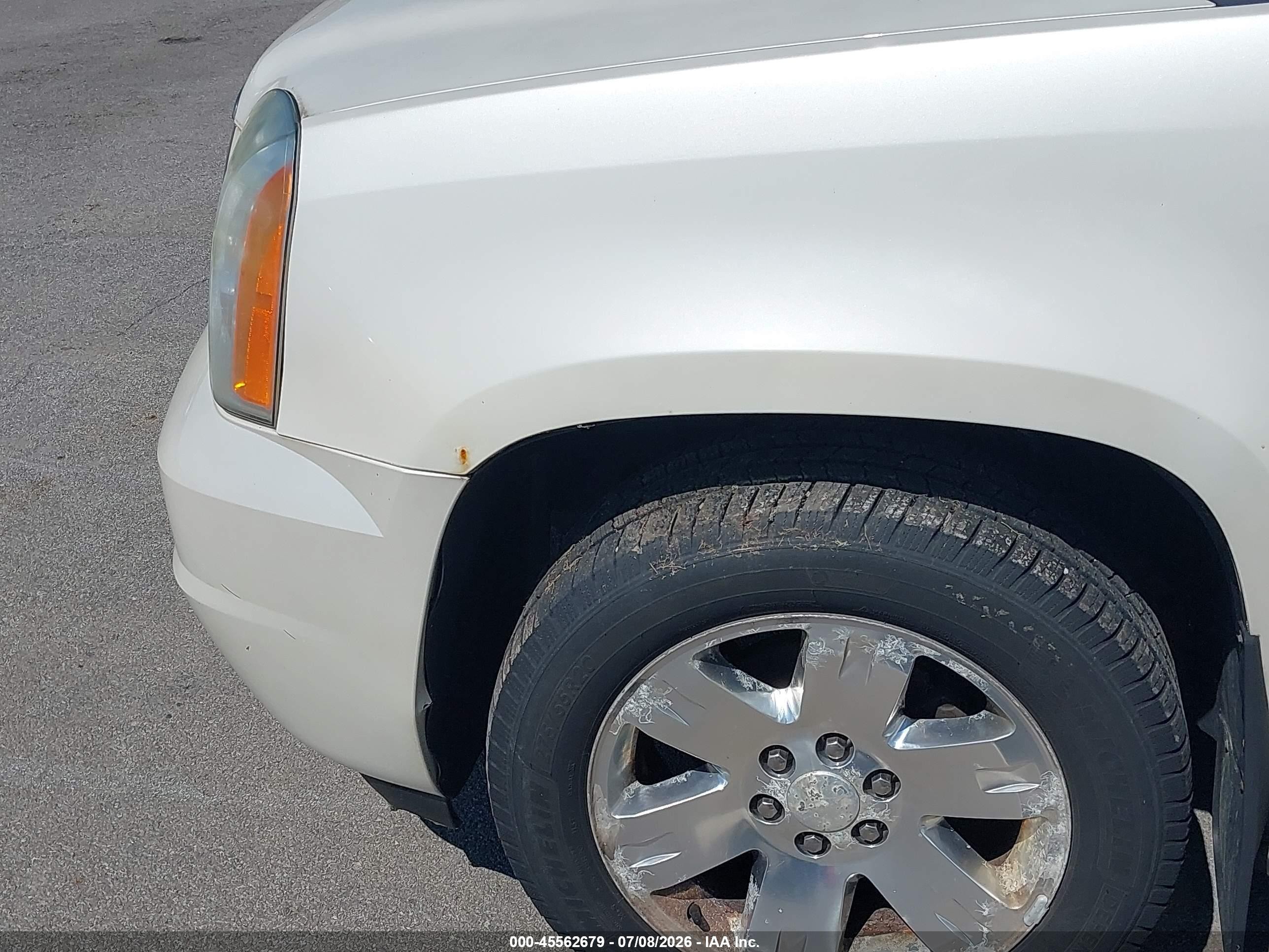 2010 Gmc Yukon Slt White vin: 1GKUKCE07AR209291
