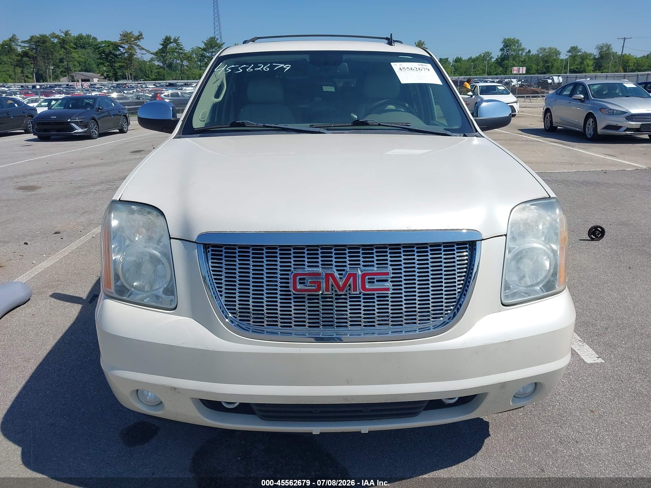 2010 Gmc Yukon Slt White vin: 1GKUKCE07AR209291