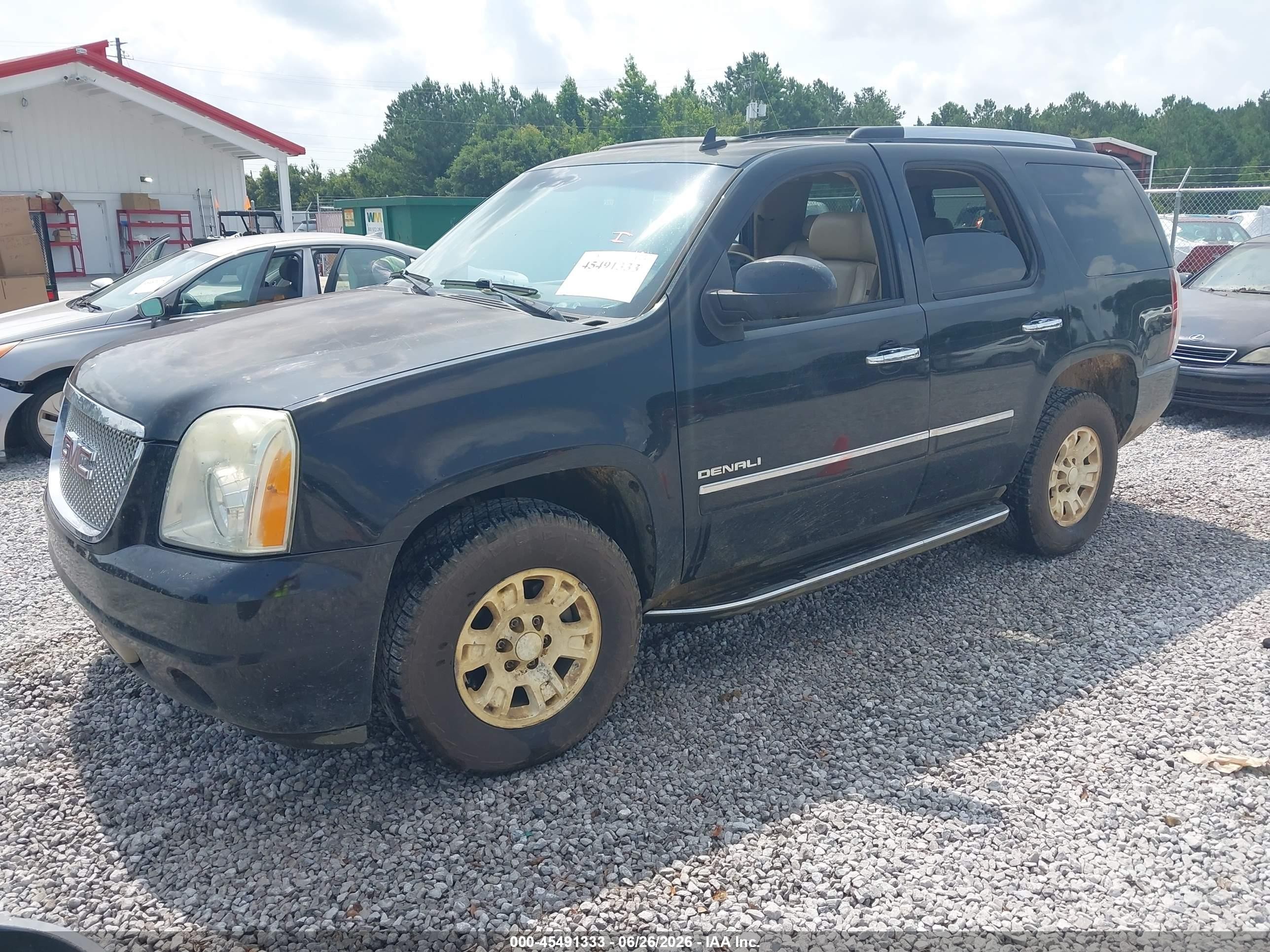 2010 Gmc Yukon Denali Black vin: 1GKUKEEF9AR280704