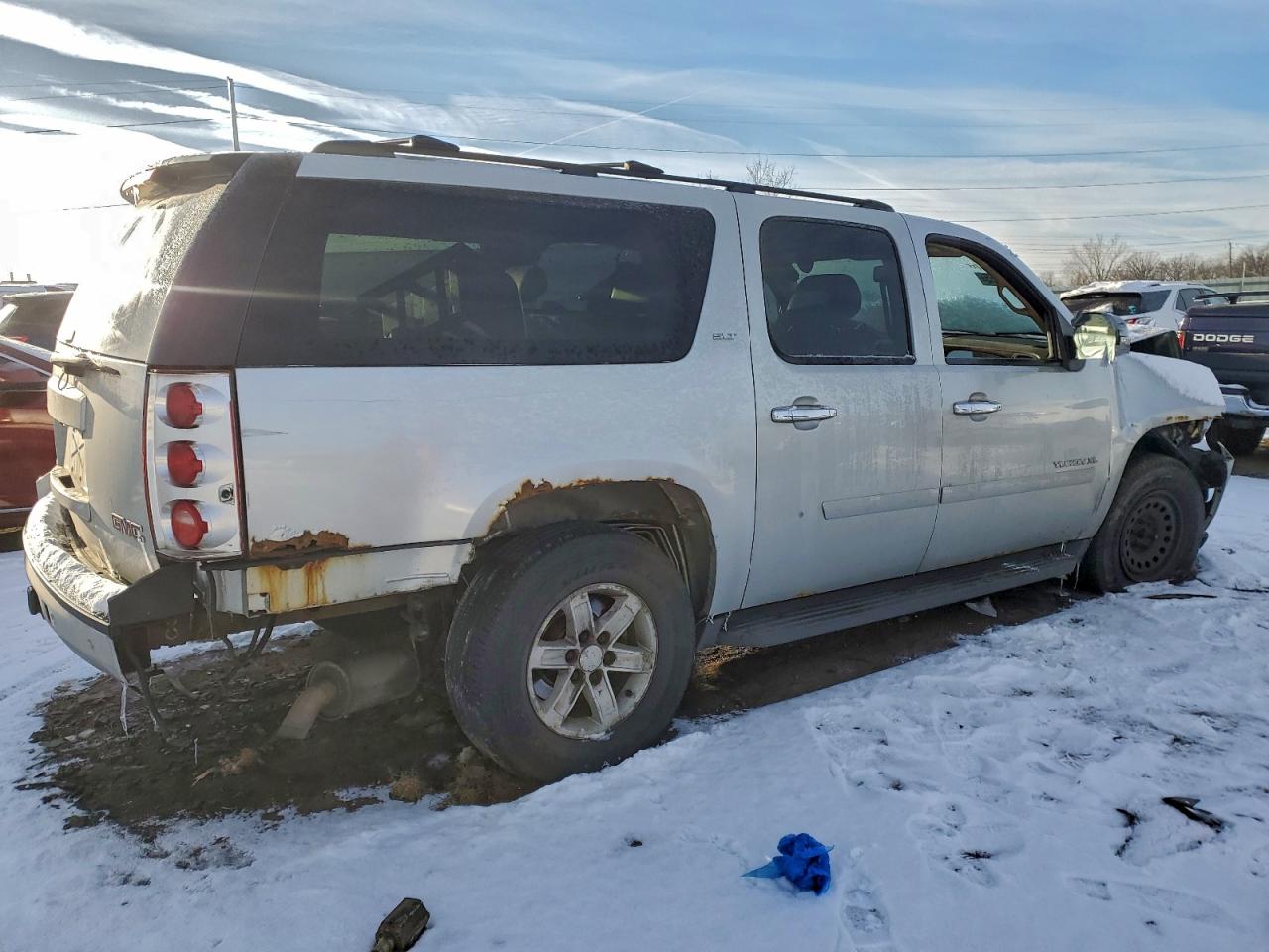 2010 Gmc Yukon Xl K1500 Slt Silver vin: 1GKUKKE31AR202745