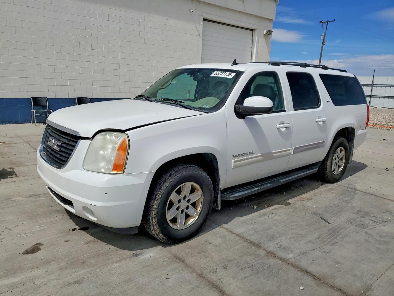 2010 Gmc Yukon Xl K1500 Slt White vin: 1GKUKKE3XAR257906