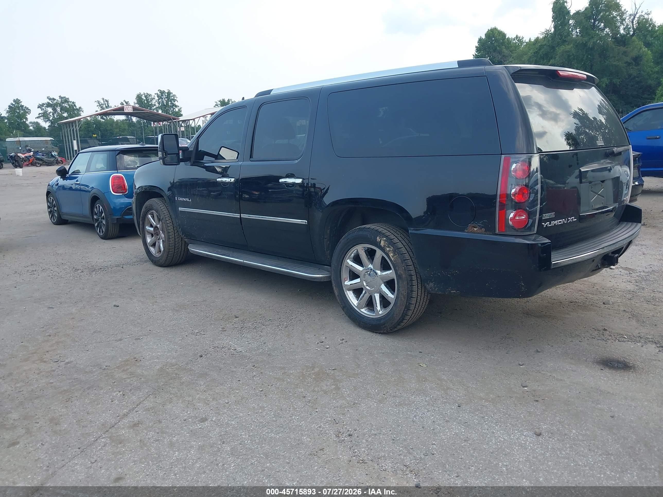 2010 Gmc Yukon Xl 1500 Denali Черный vin: 1GKUKMEF0AR117191