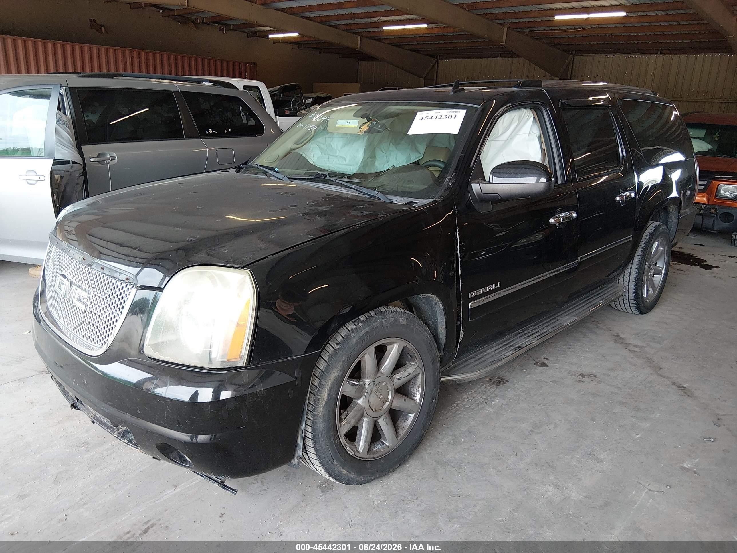 2010 Gmc Yukon Xl 1500 Denali Black vin: 1GKUKMEF0AR201754