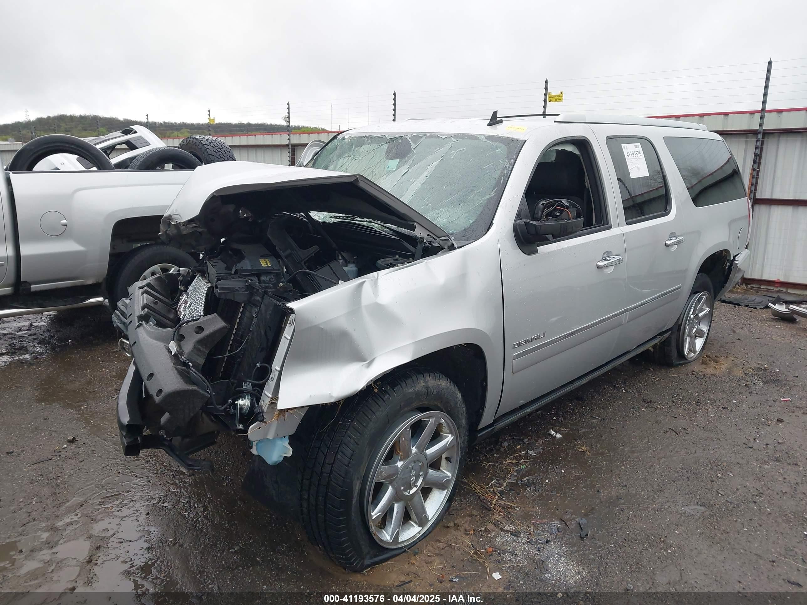 2010 Gmc Yukon Xl 1500 Denali Gray vin: 1GKUKMEF3AR119811