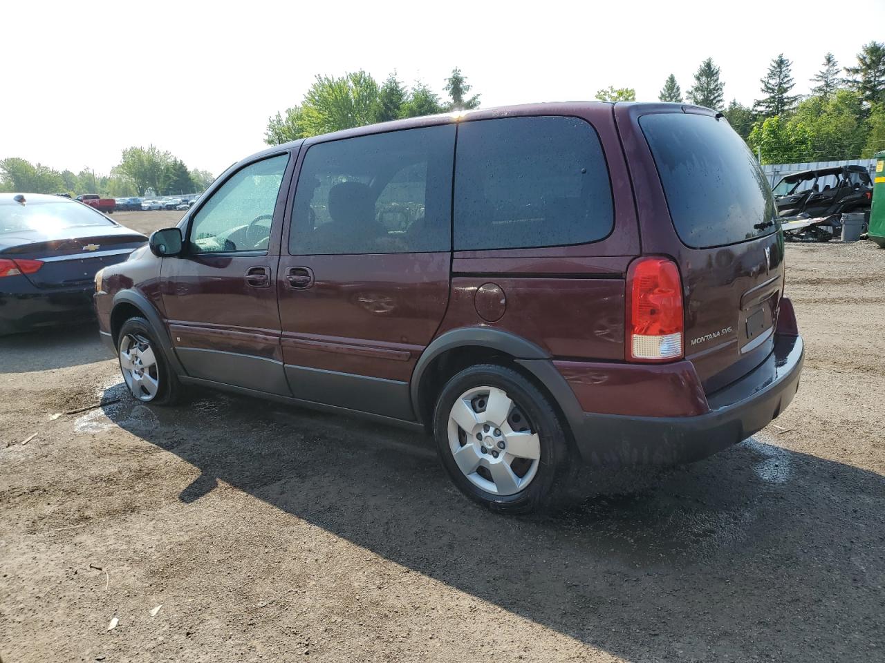 2007 Pontiac Montana Sv6   Maroon vin: 1GMDU03167D196809