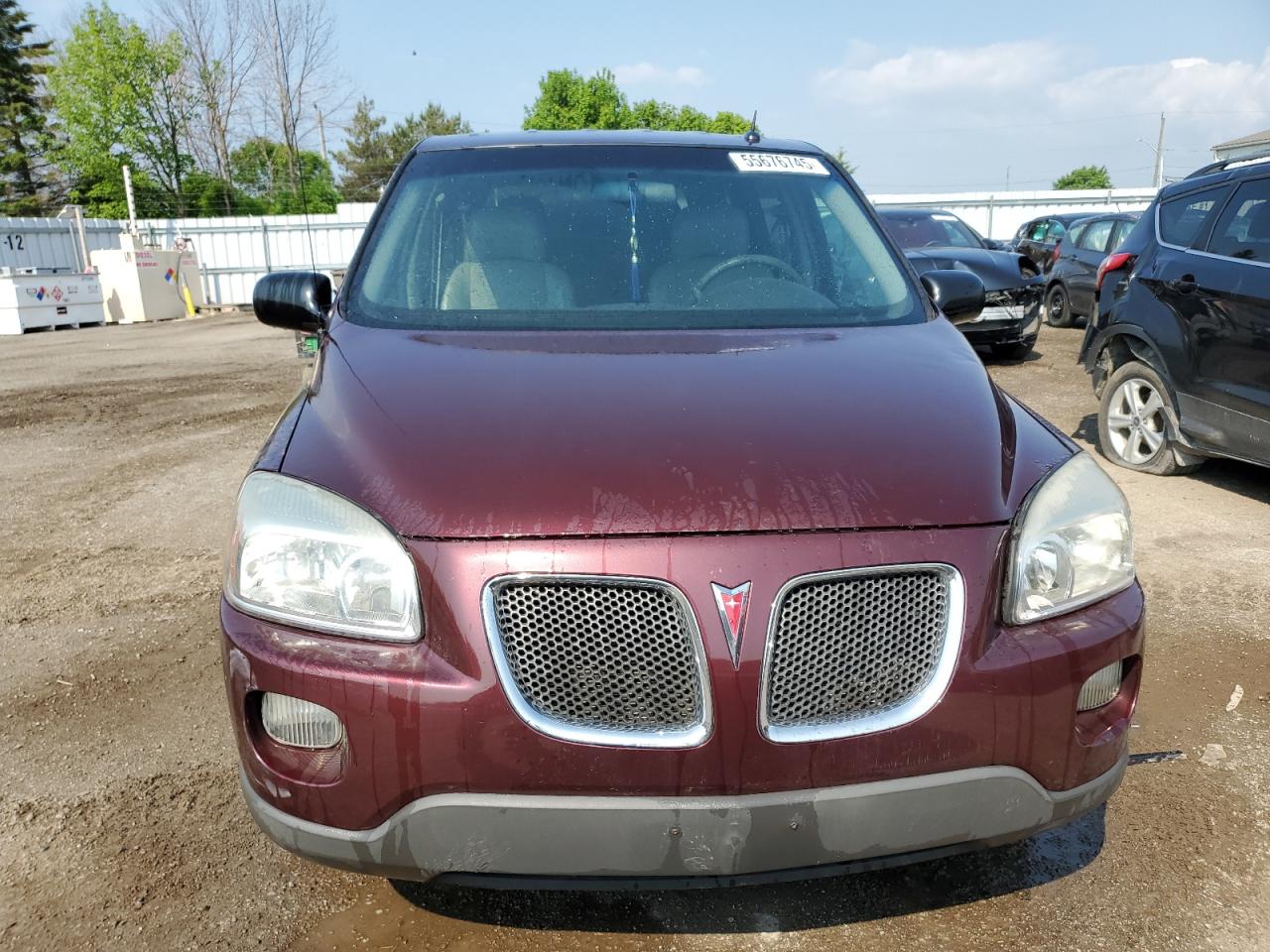 2007 Pontiac Montana Sv6   Maroon vin: 1GMDU03167D196809
