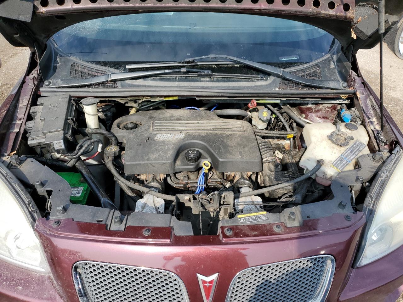 2007 Pontiac Montana Sv6   Maroon vin: 1GMDU03167D196809