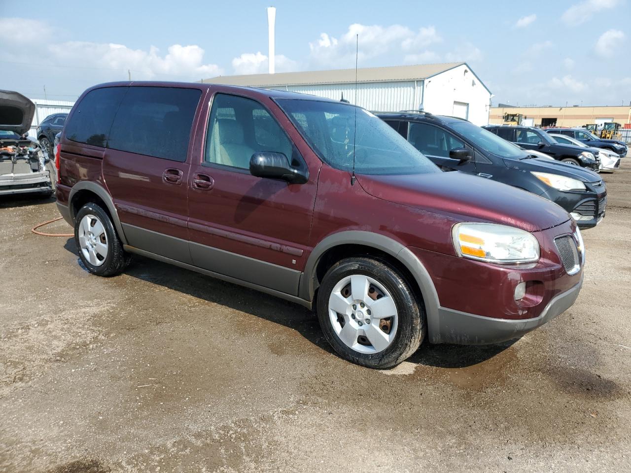 2007 Pontiac Montana Sv6   Maroon vin: 1GMDU03167D196809