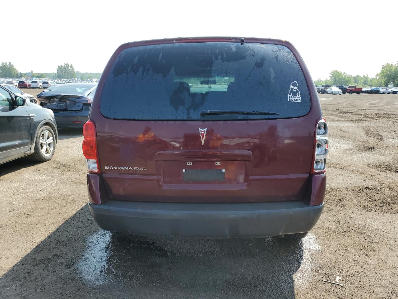 2007 Pontiac Montana Sv6   Maroon vin: 1GMDU03167D196809