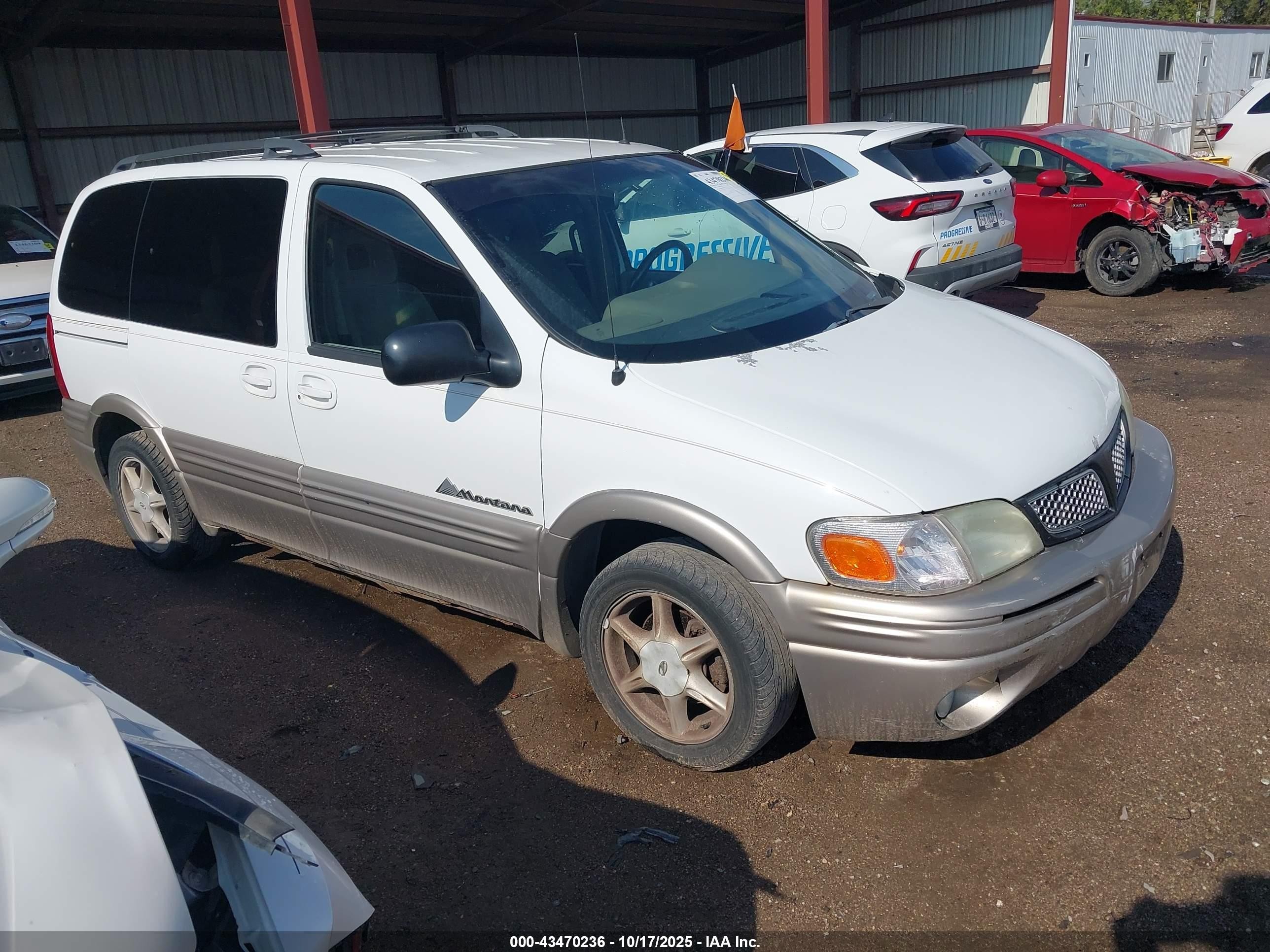 2002 Pontiac Montana N16 White vin: 1GMDU03E02D148220