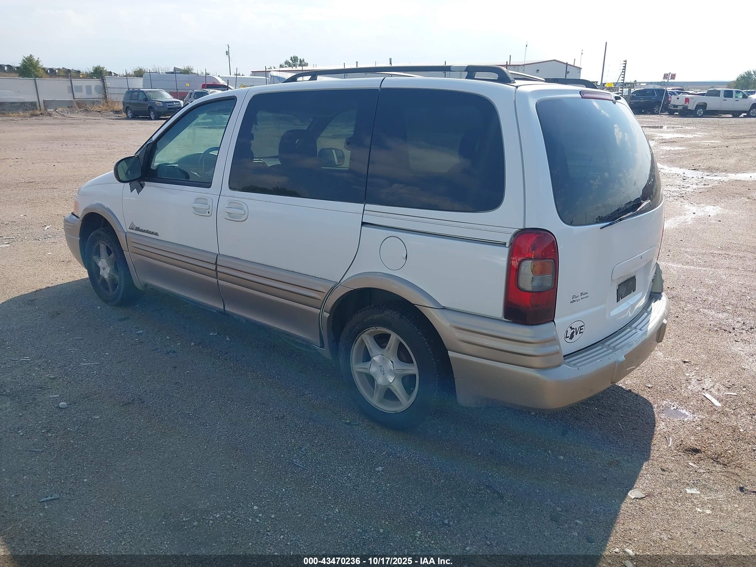 2002 Pontiac Montana N16 Белый vin: 1GMDU03E02D148220